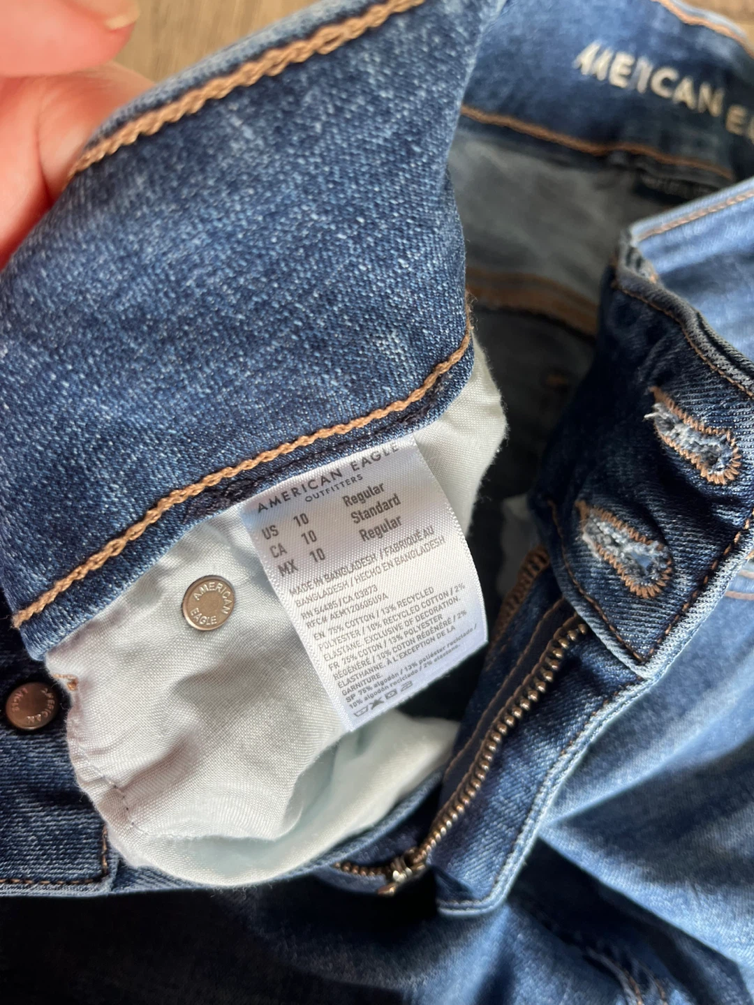 American Eagle High-Rise Jegging Cargo Pants Size 10 - photo 4