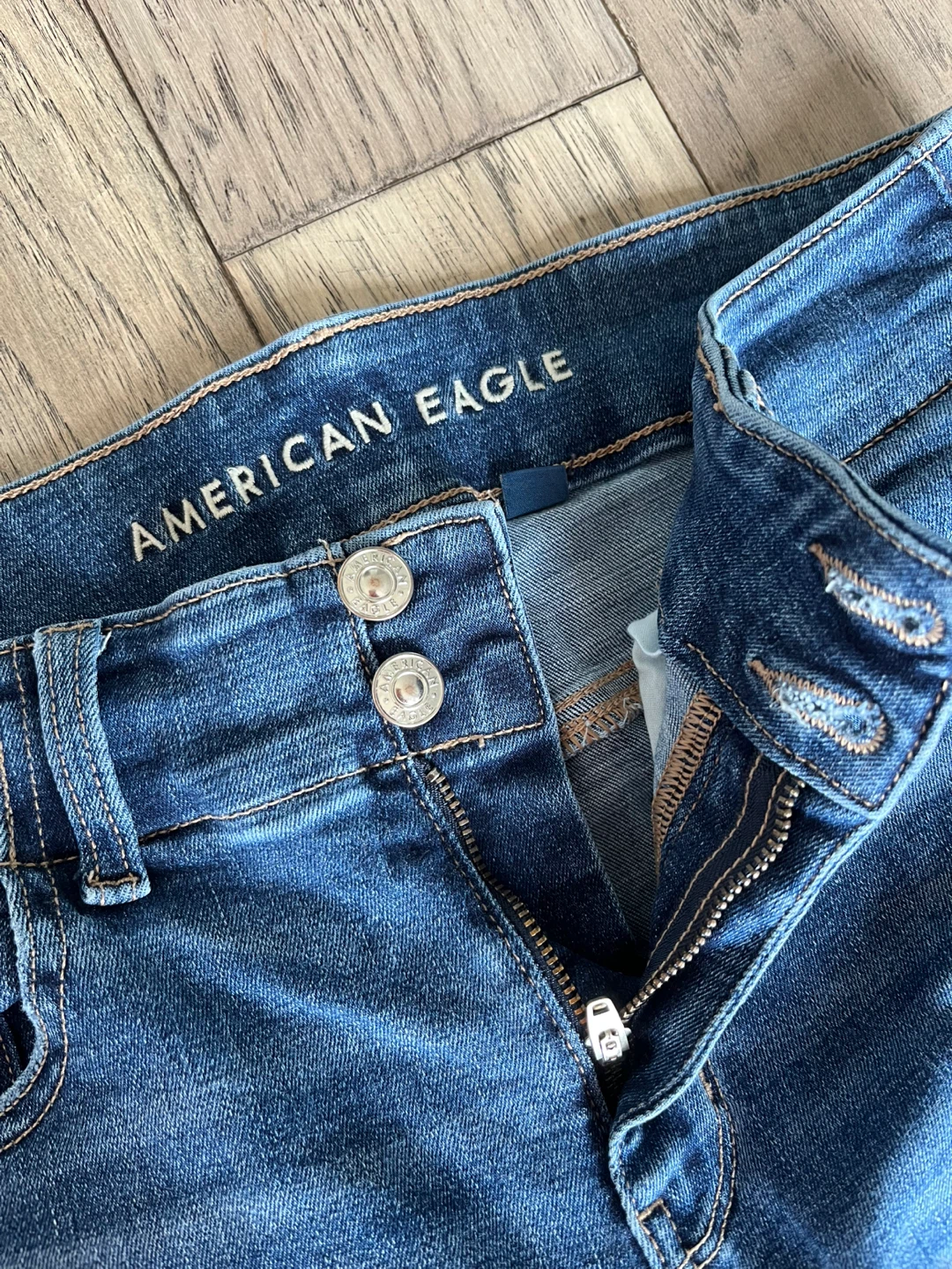 American Eagle High-Rise Jegging Cargo Pants Size 10 - photo 2