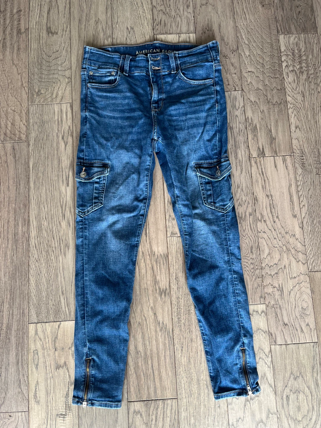 American Eagle High-Rise Jegging Cargo Pants Size 10
