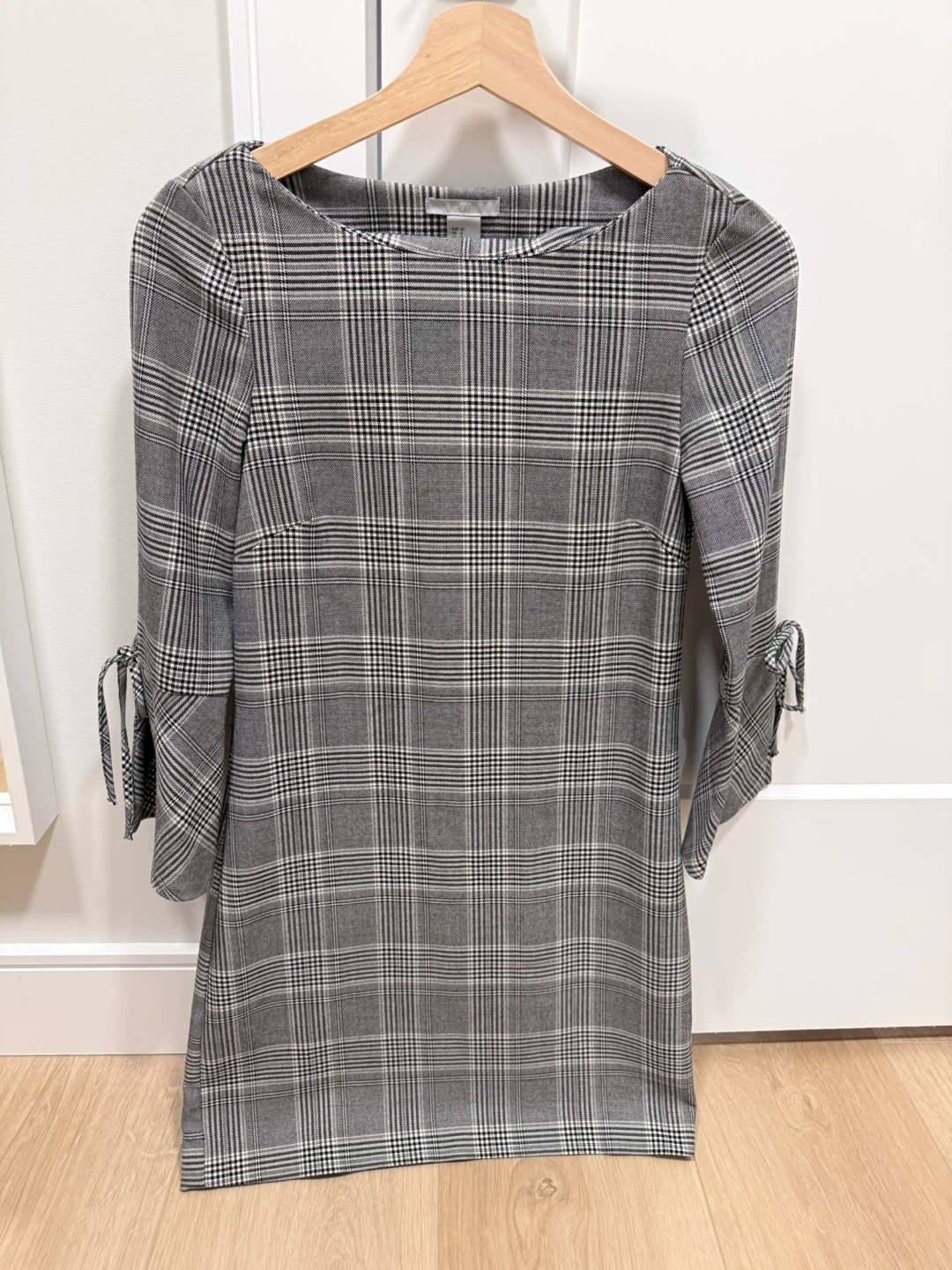 H&M Plaid Mini Dress