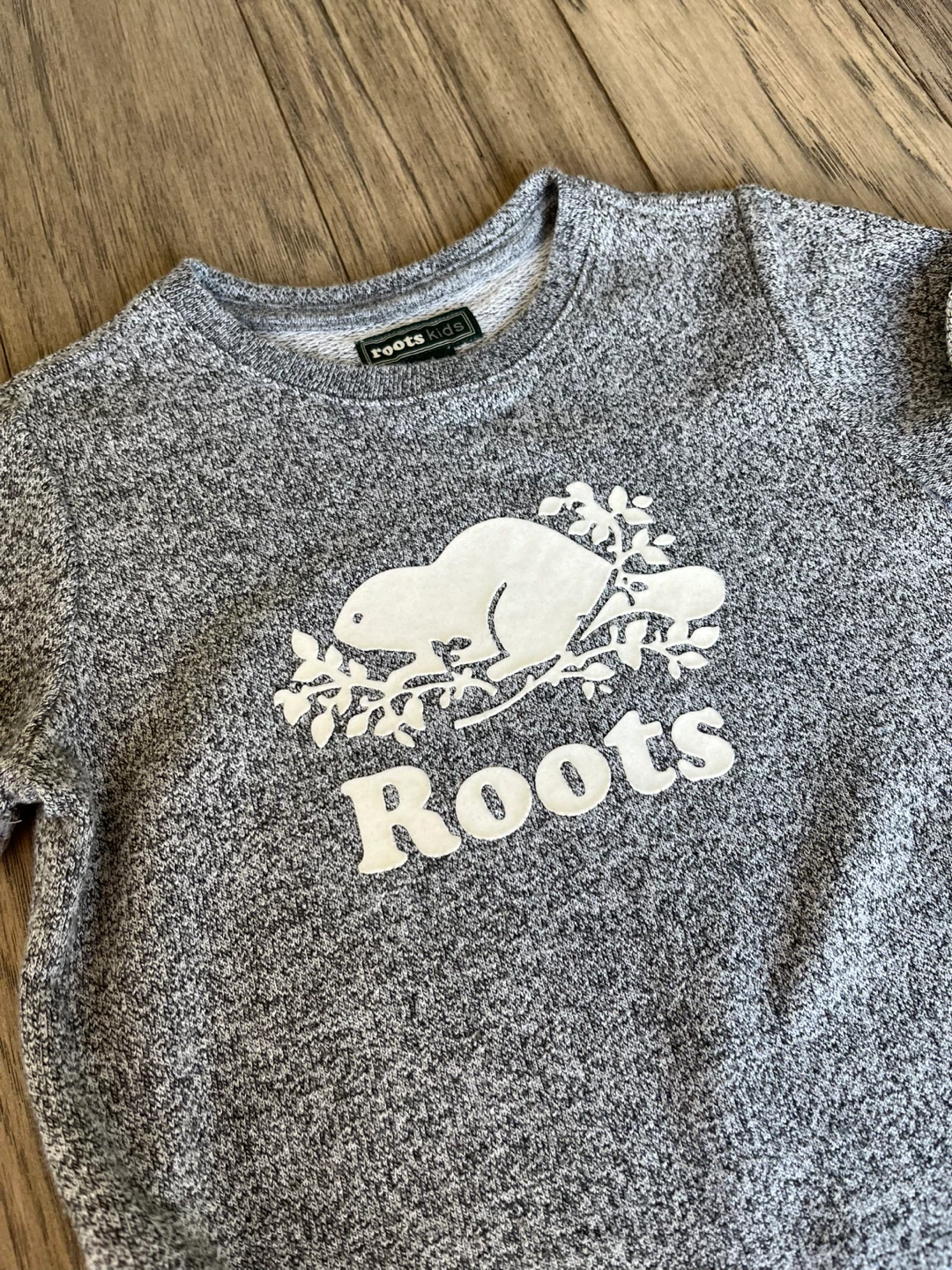 Roots Kids Grey Sweatshirt Dress Size 5T - photo 2
