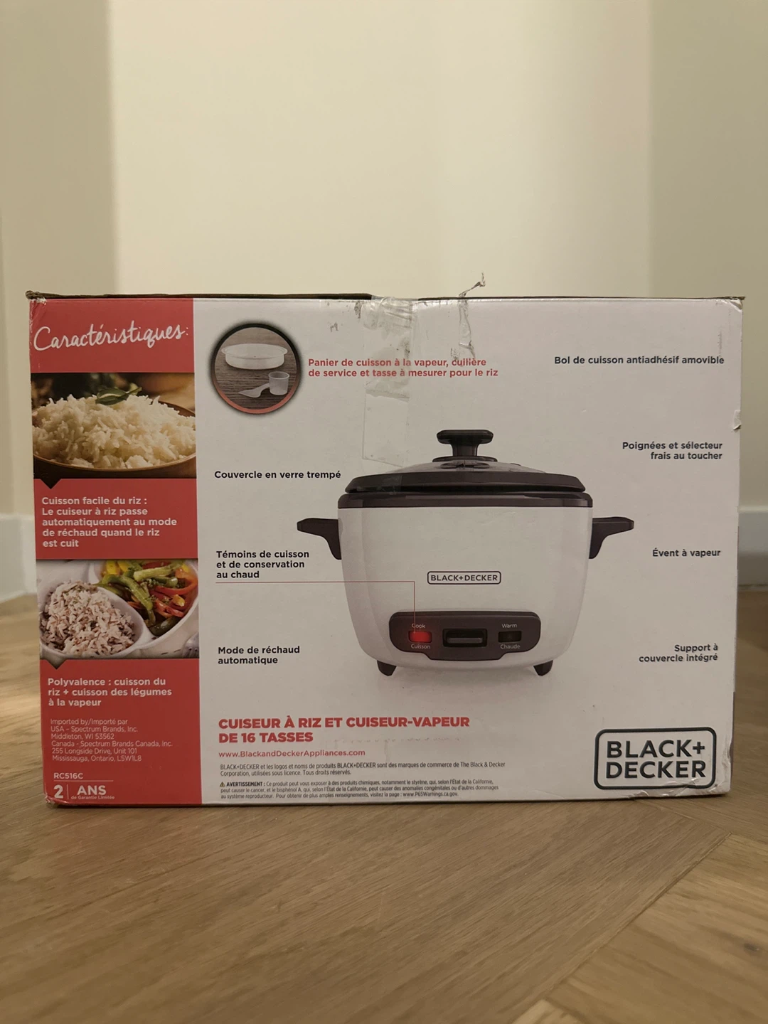 Black+Decker 16-Cup Rice Cooker and Steamer - photo 3