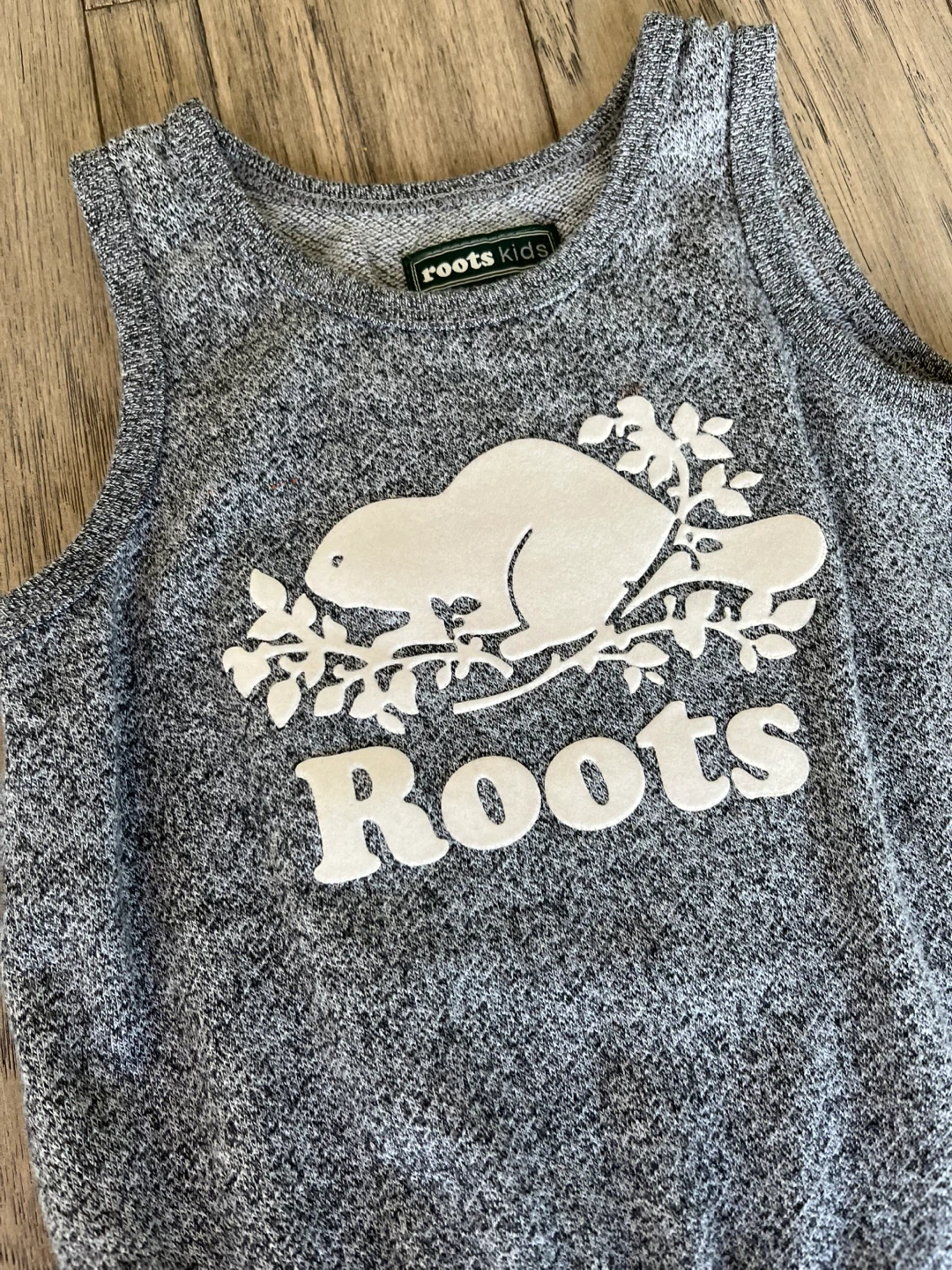 Roots Kids Grey Beaver Dress Size 5T - photo 2