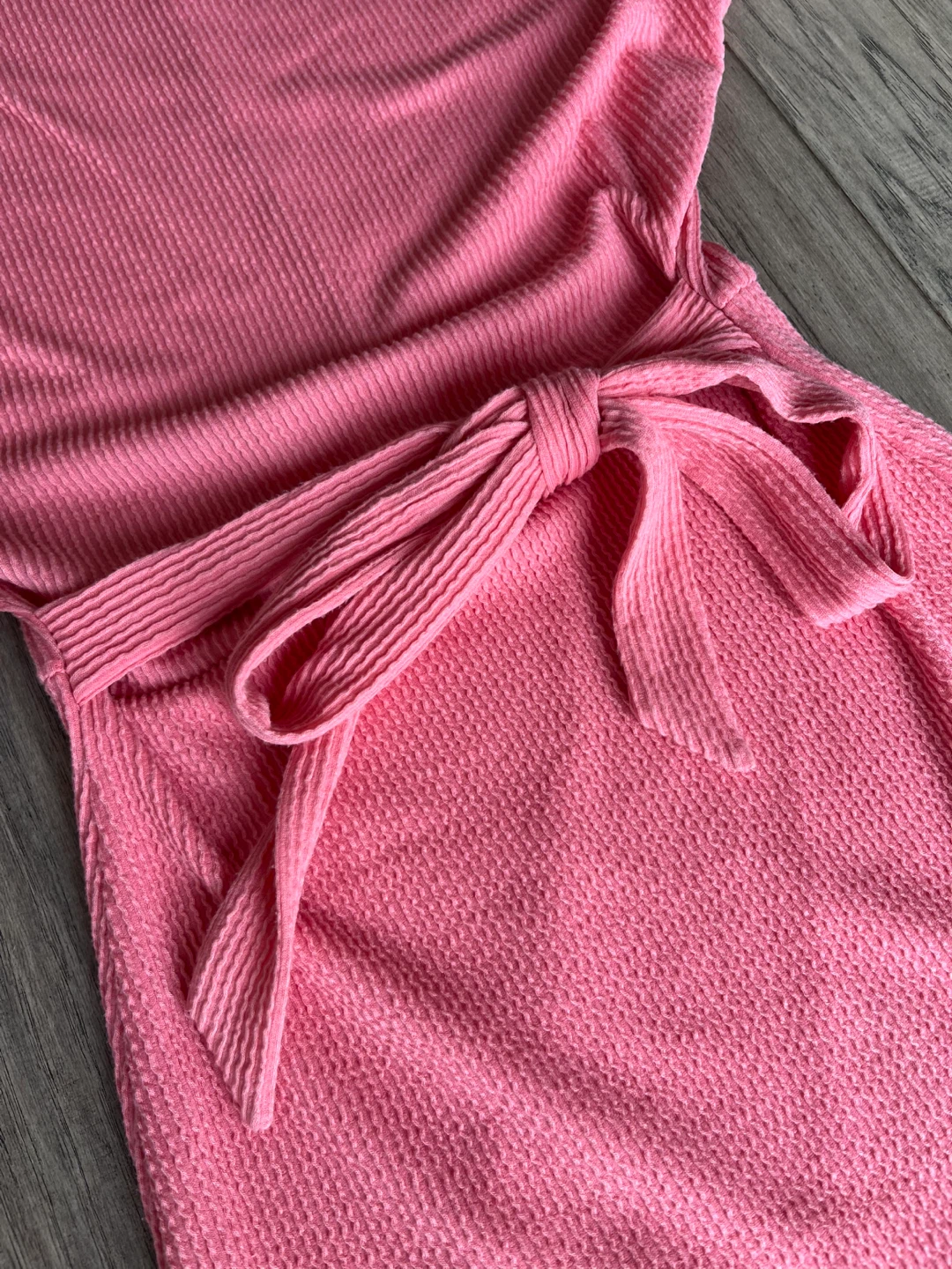 Revamped Pink Belted Dress - Medium - photo 3