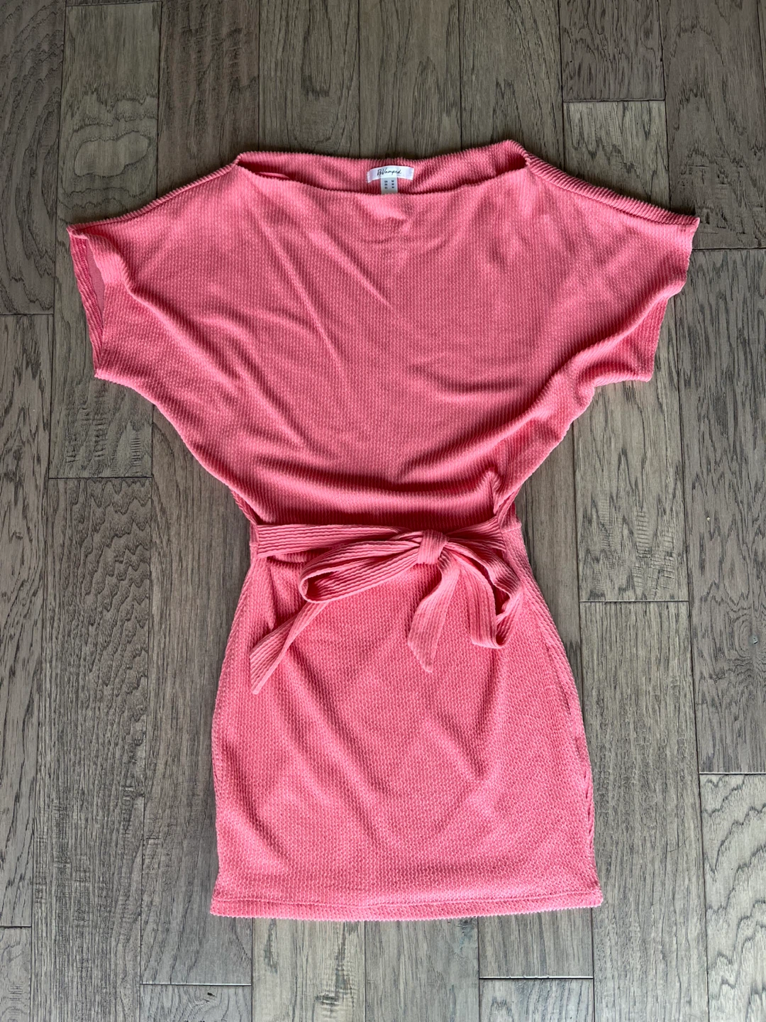 Revamped Pink Belted Dress - Medium - photo 2