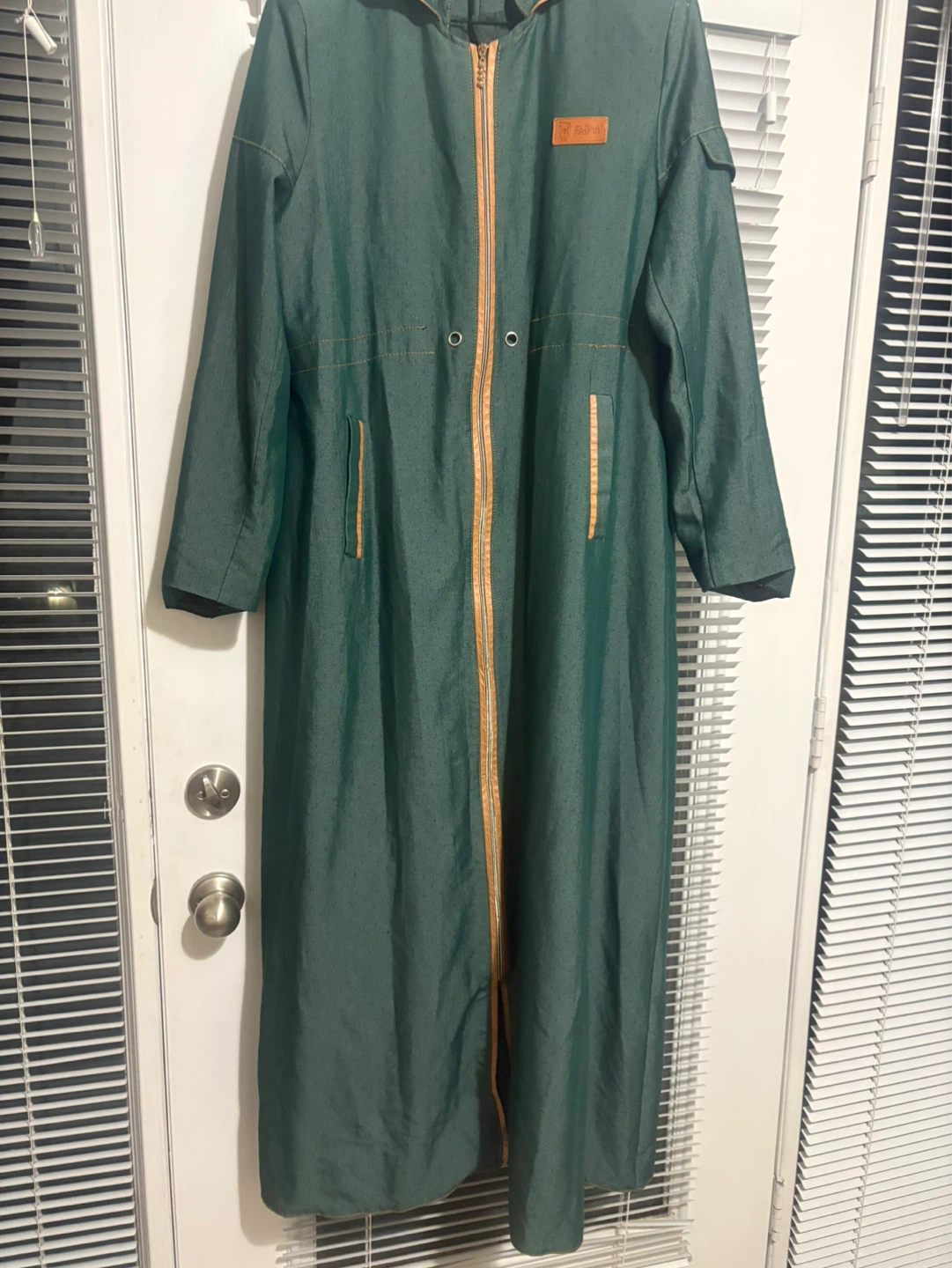 Green Full Zip Coat