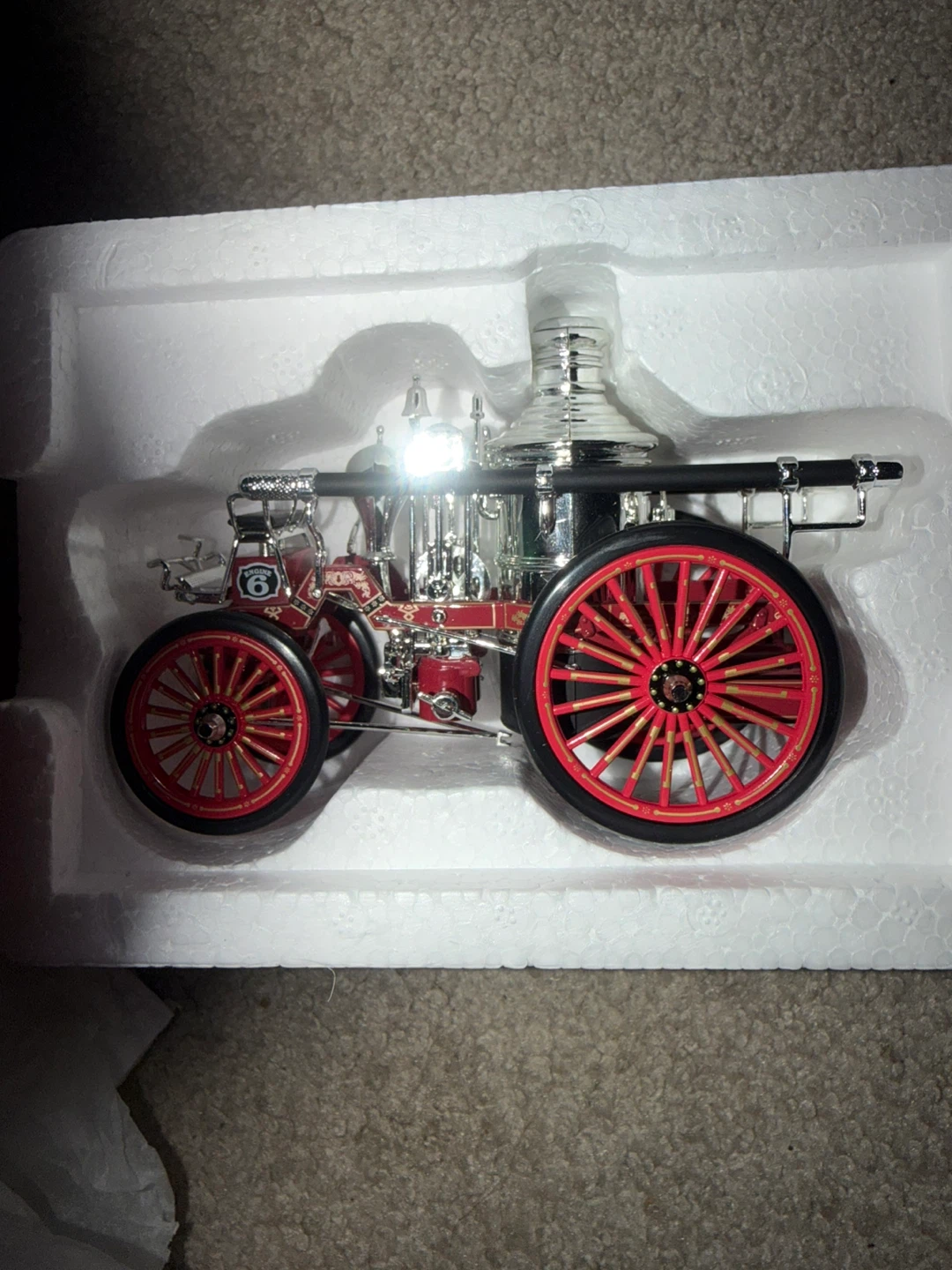 1886 Silsby-Manning Steam Fire Engine - Die-Cast - photo 3