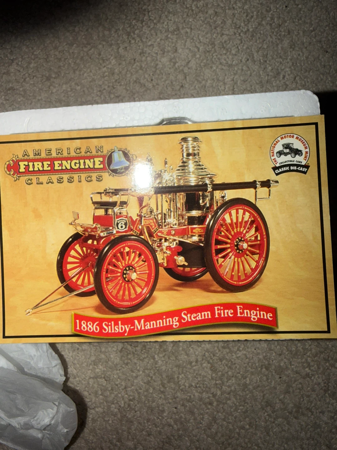 1886 Silsby-Manning Steam Fire Engine - Die-Cast - photo 5