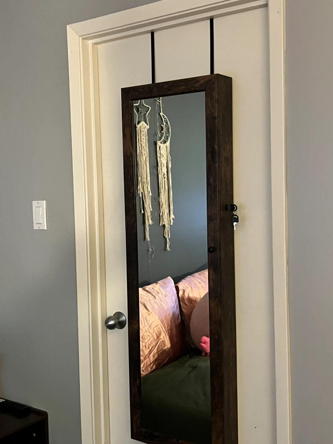 Jewelry Cabinet with Mirror