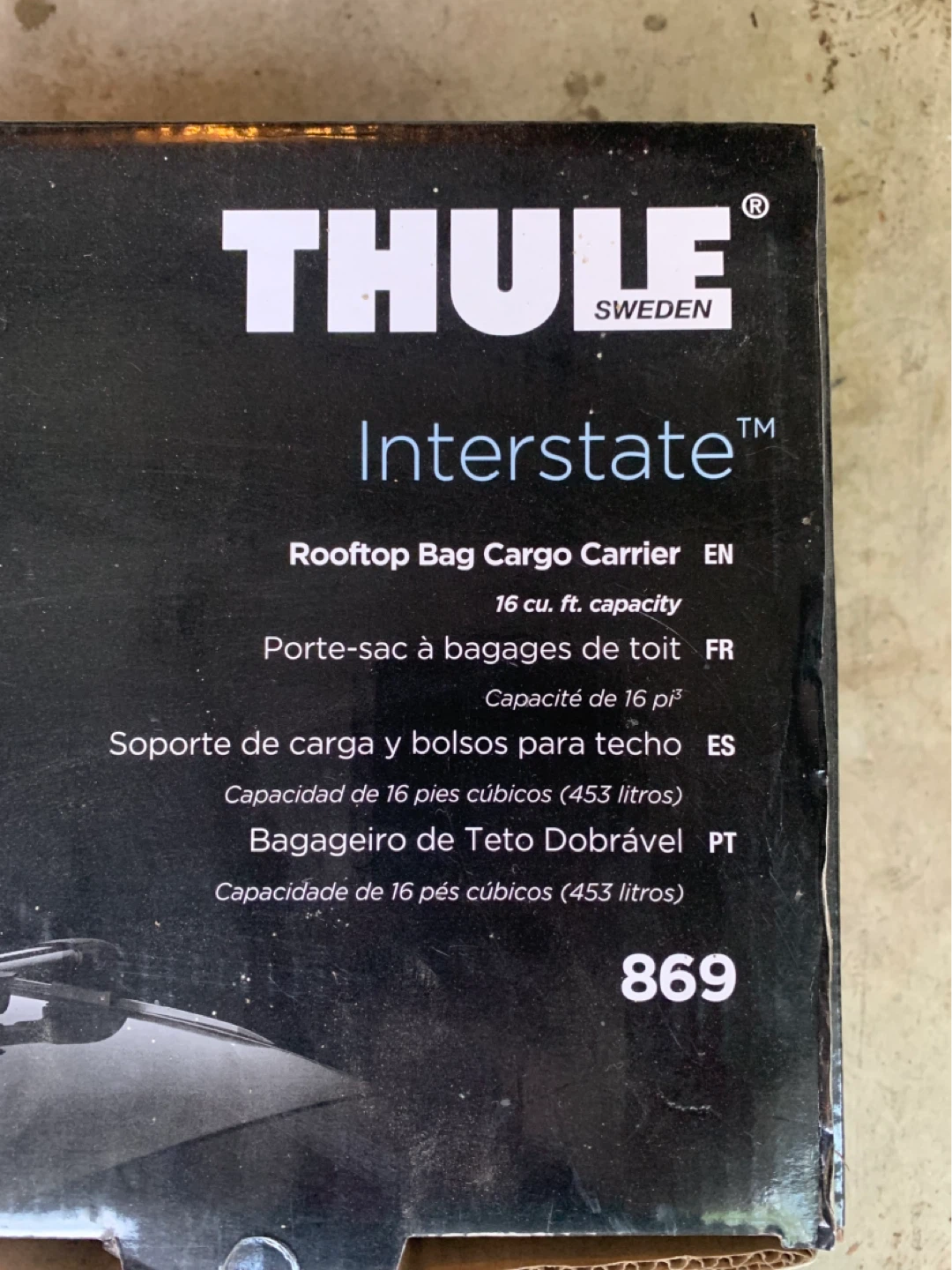 Thule Interstate Rooftop Cargo Carrier and Thule roof racks - photo 3