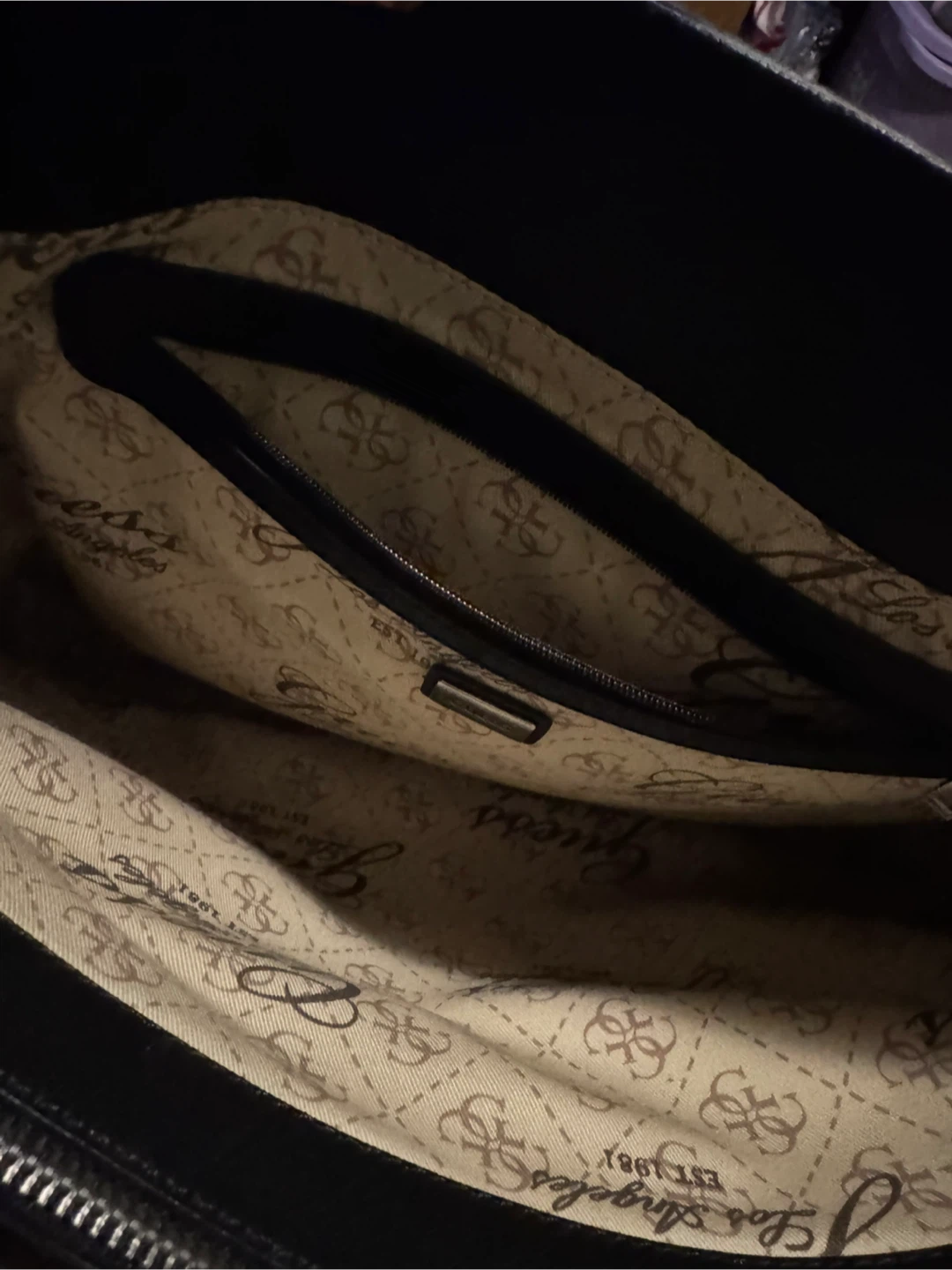 Black Guess Tote Bag - photo 3