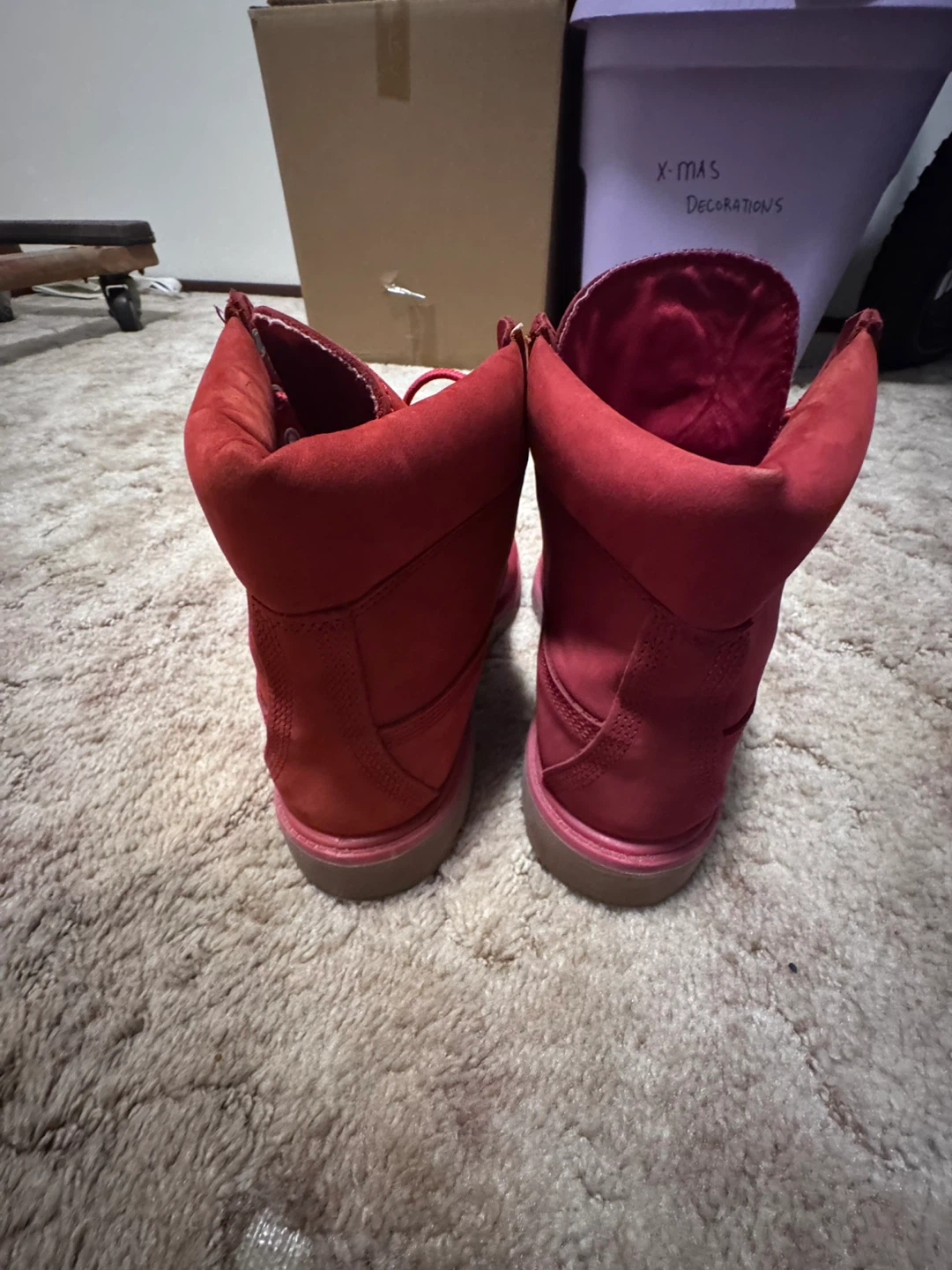 Red Timberland Boots - photo 3