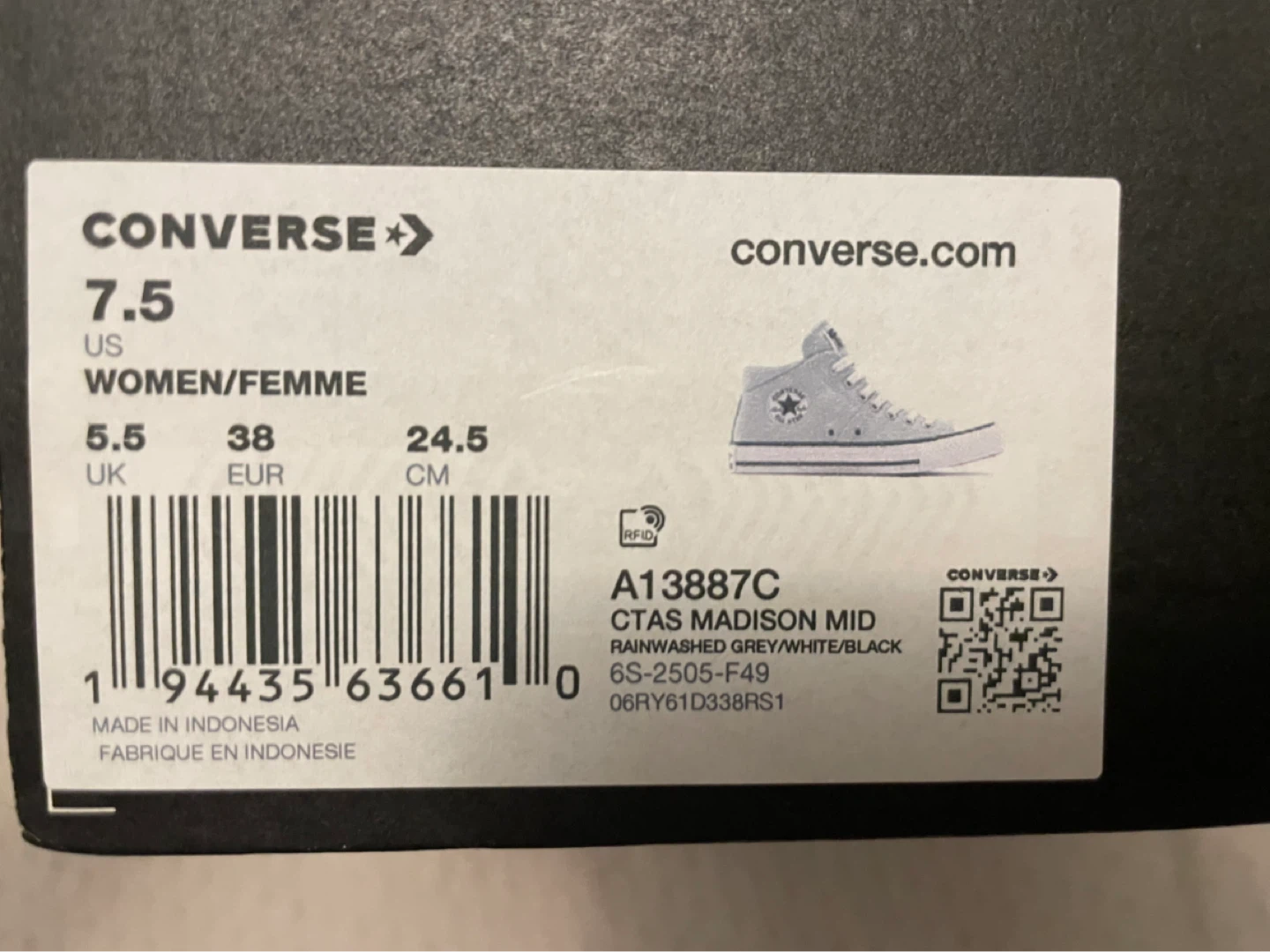 Converse Madison Mid Women's Shoes - Size 7.5 - photo 5