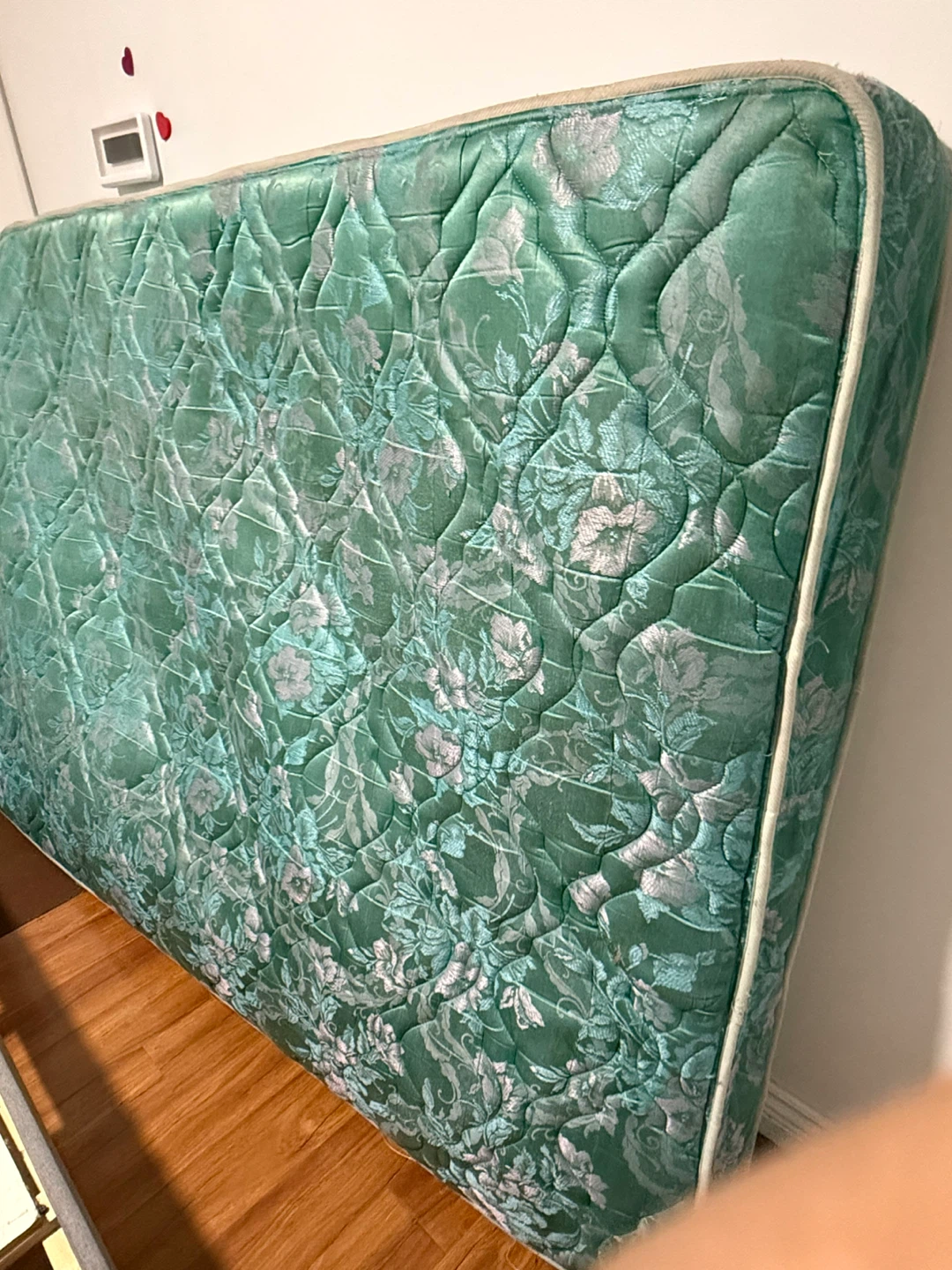 Green Floral Quilted Mattress twin - photo 2