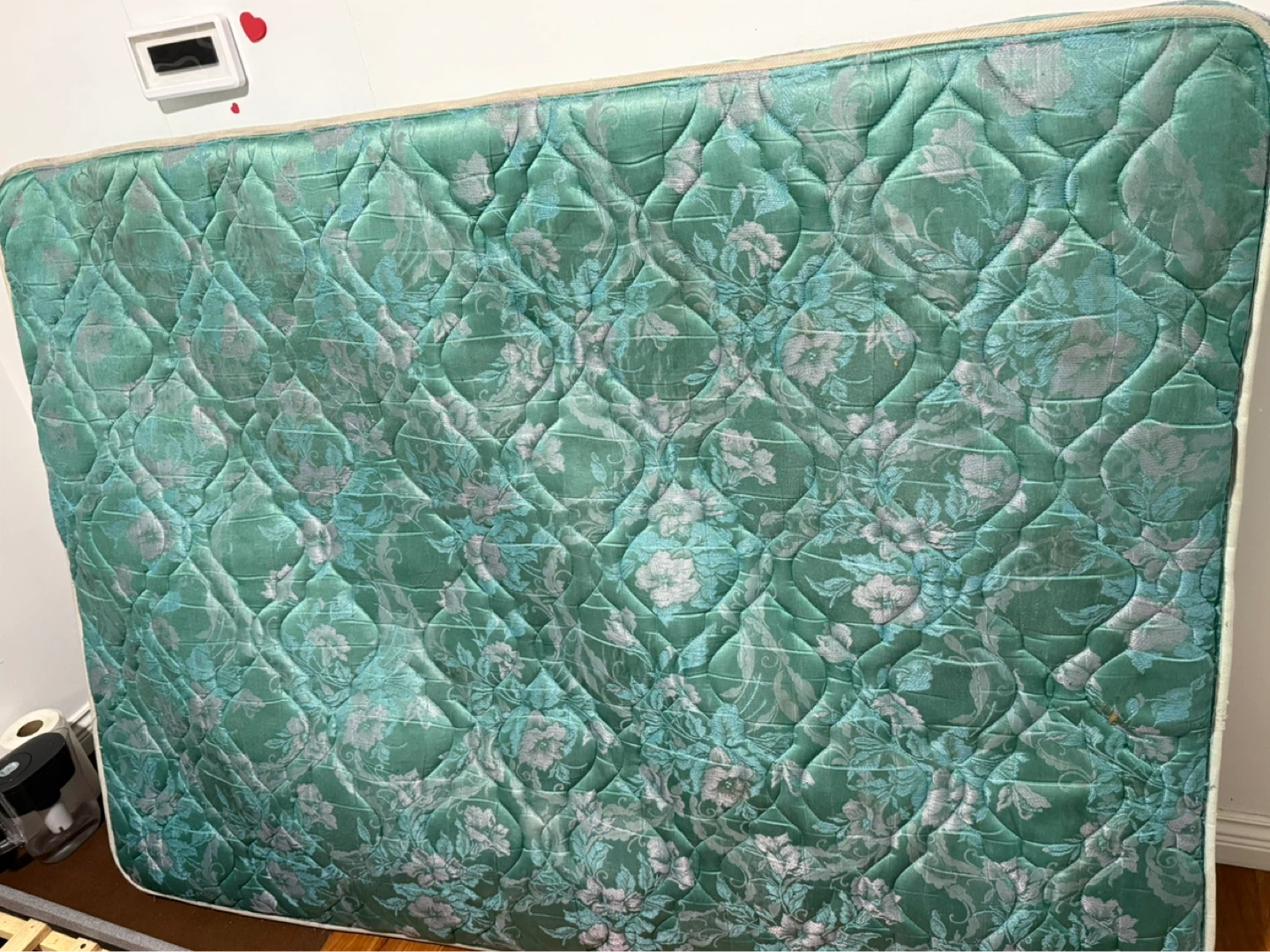 Green Floral Quilted Mattress twin - photo 4
