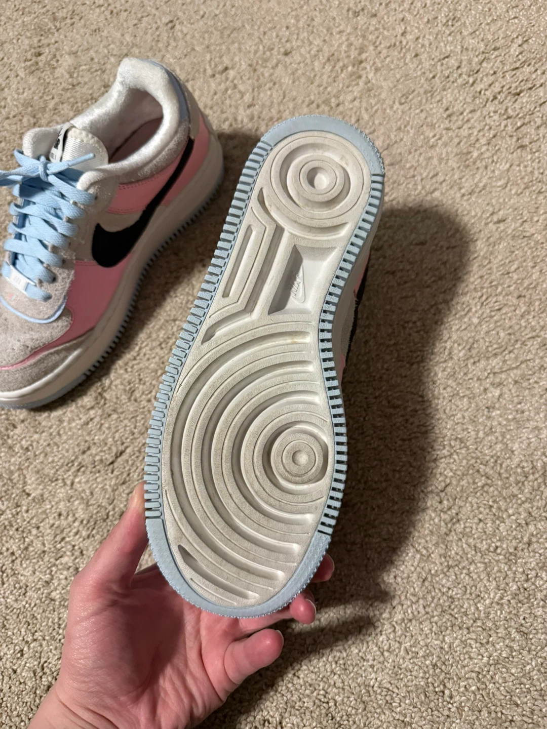 Nike Air Force 1 Shadow Sneakers - Pink/Blue - photo 3