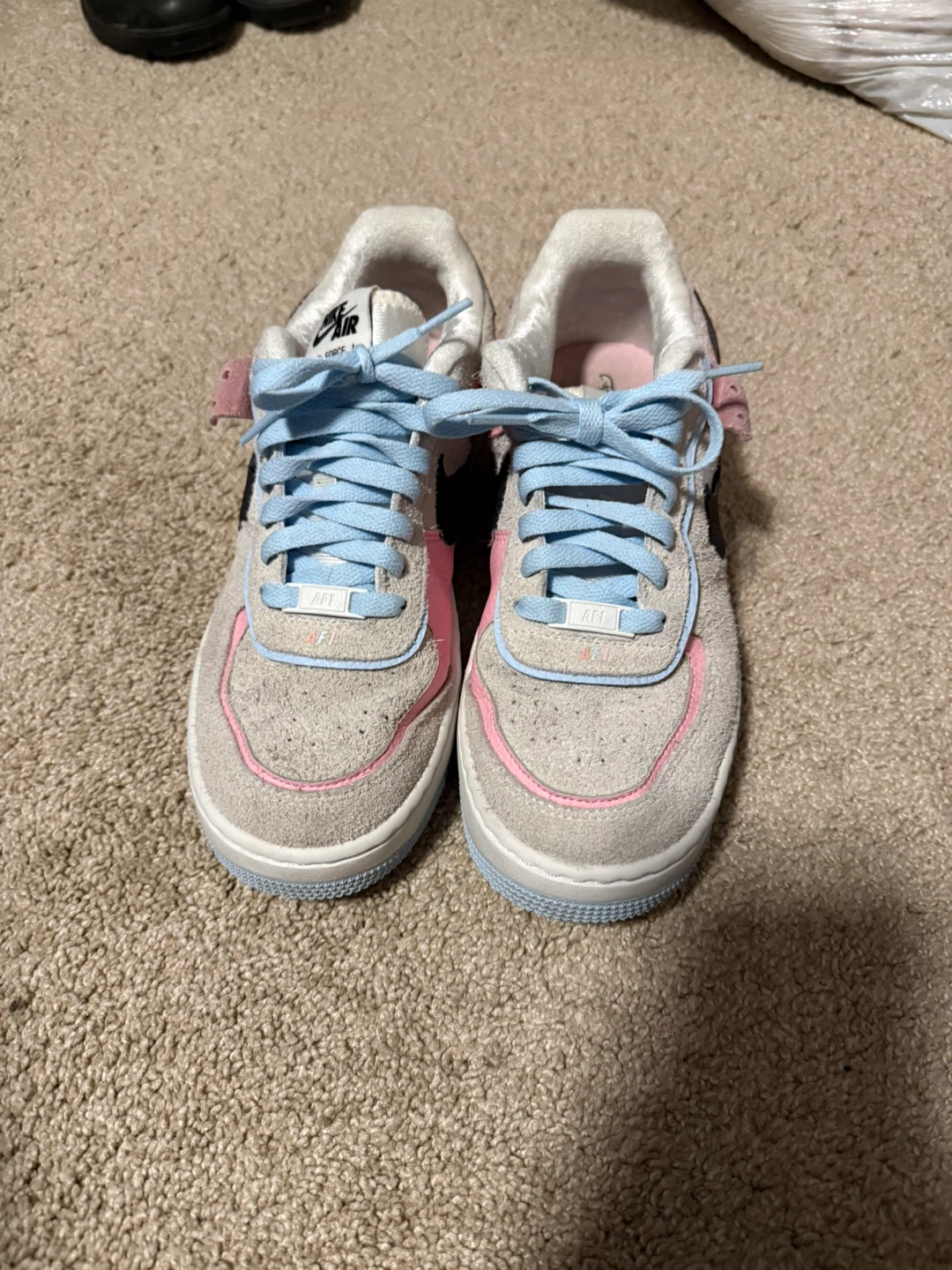 Nike Air Force 1 Shadow Sneakers - Pink/Blue - photo 2