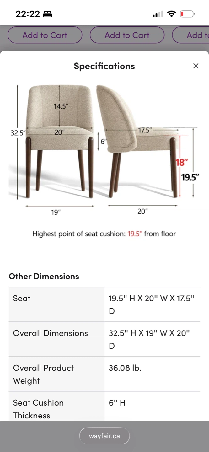 Upholstered Solid Wood Back Side Chair (Set of 2) - photo 4