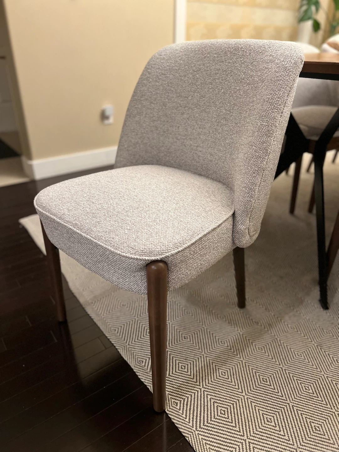 Upholstered Solid Wood Back Side Chair (Set of 2) - photo 2