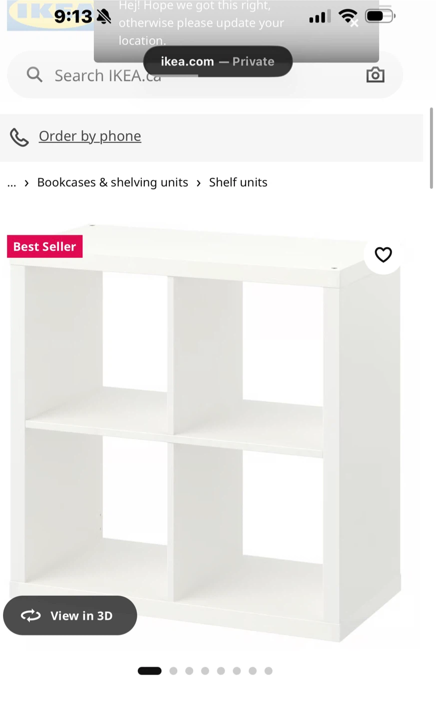 Shelf cube