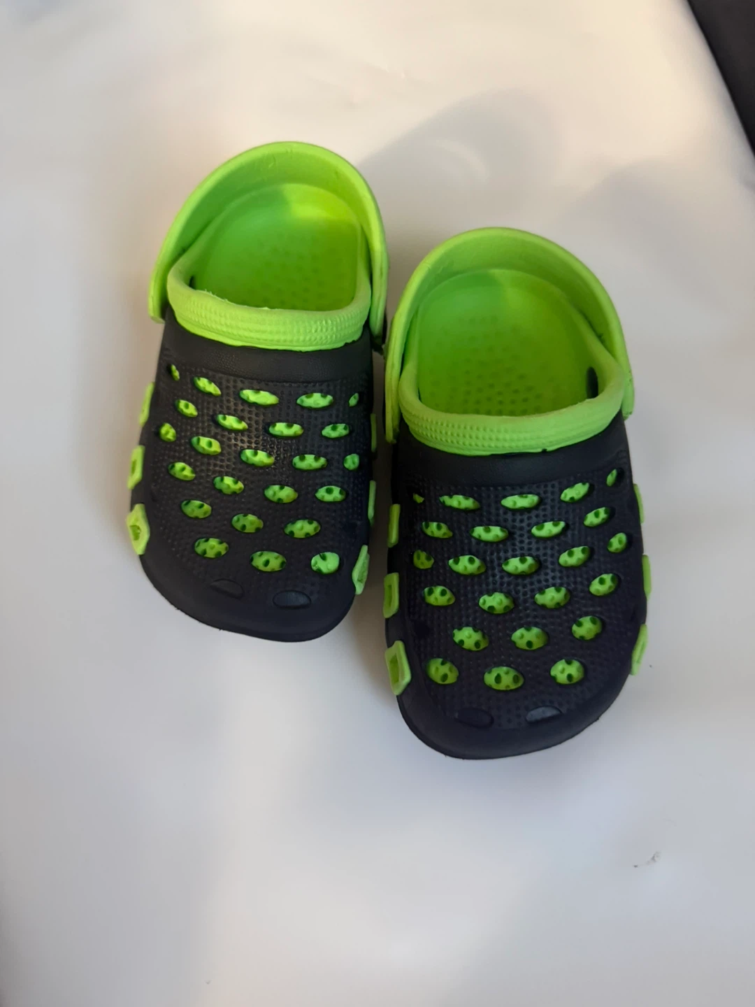 Toddler Black and Green Clogs with Dinosaur Charm - photo 2