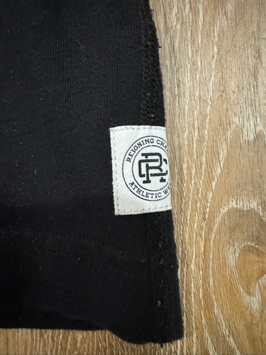 Reigning Champ Inform Black T-Shirt Size Large - photo 3