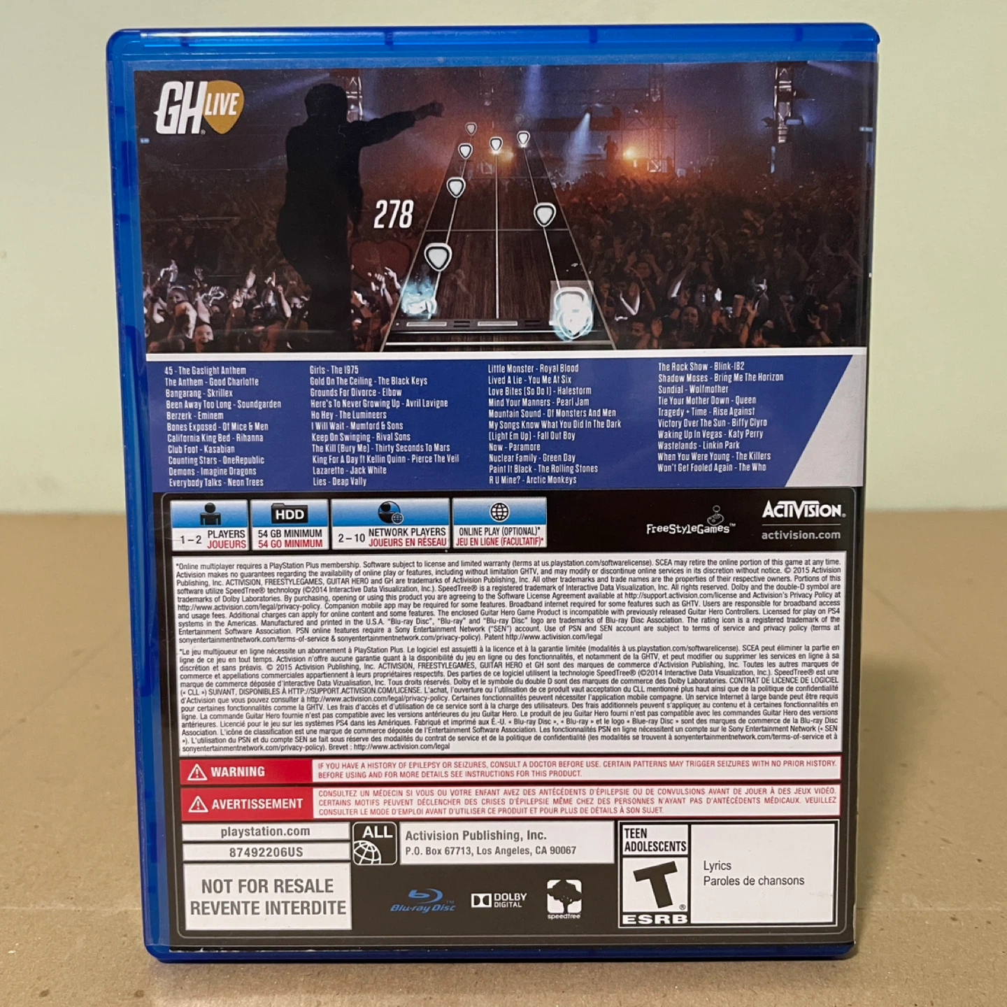 Guitar Hero Live PS4 Game - photo 3