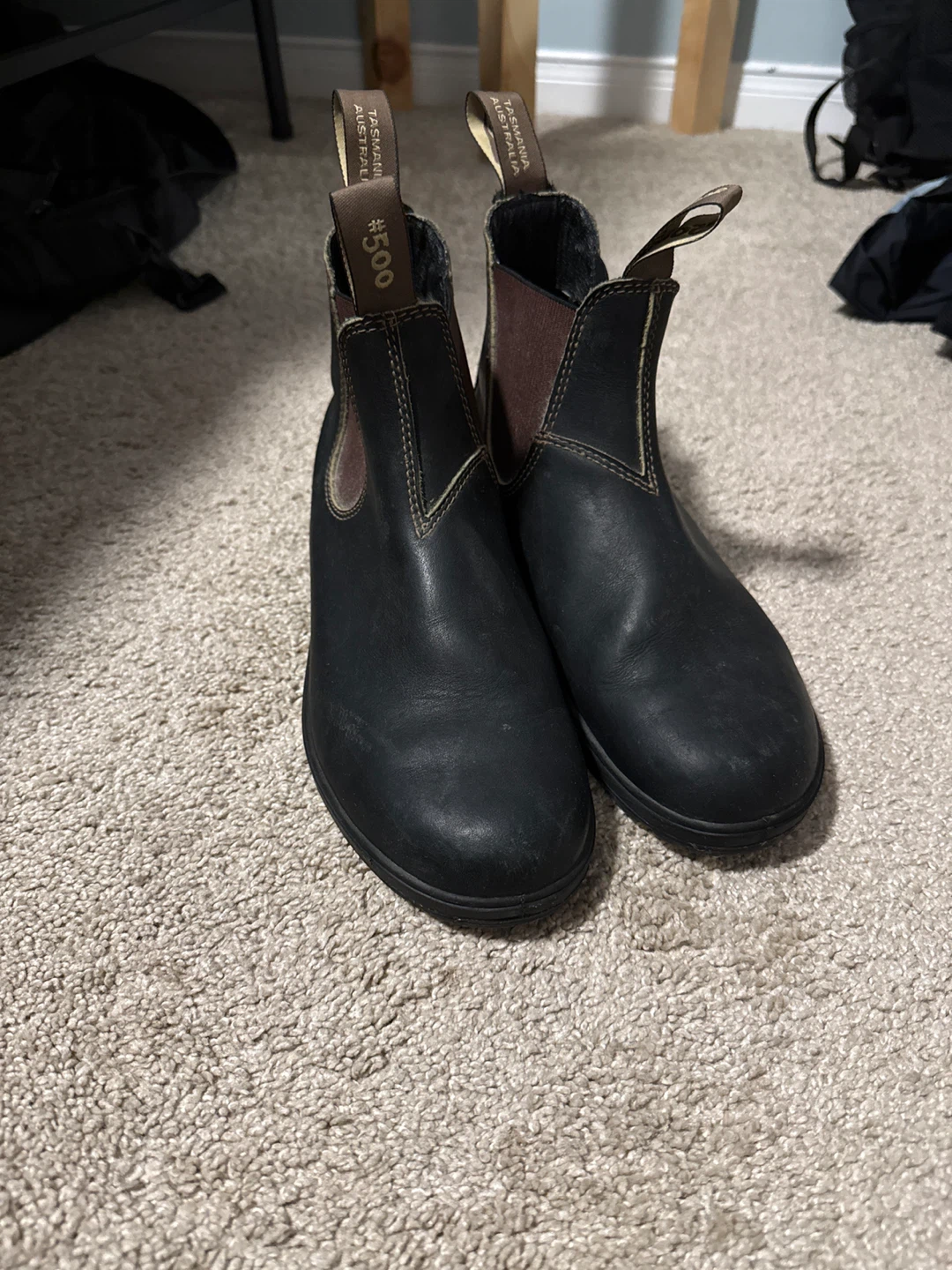 Blundstone #500 Black Chelsea Boots - Size 9