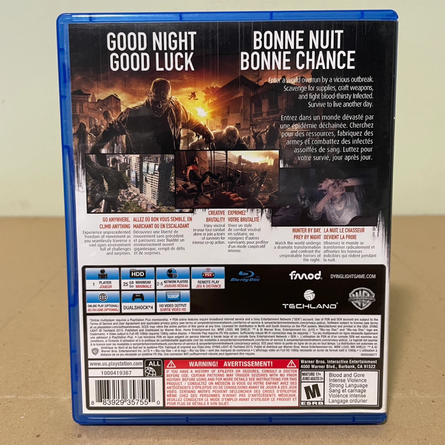 Dying Light PS4 Zombie Game - photo 3