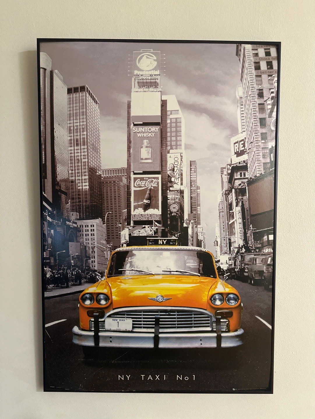 Framed "NY TAXI No 1" Wall Art - photo 2
