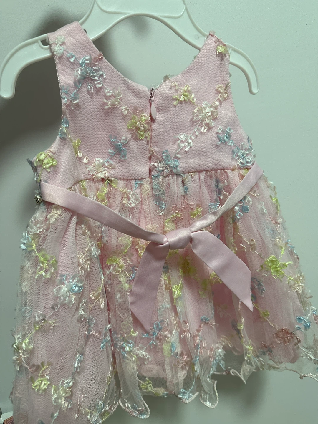 American Princess Pink Baby Dress 6M - photo 2