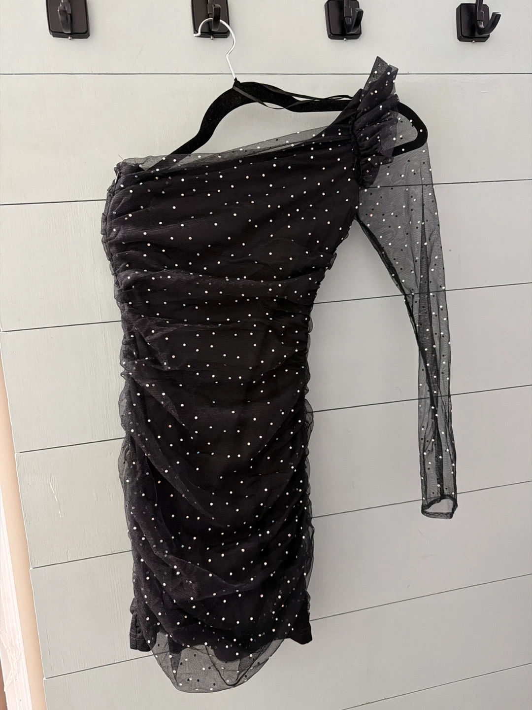 Zara One-Shoulder Tulle Dress - XS
