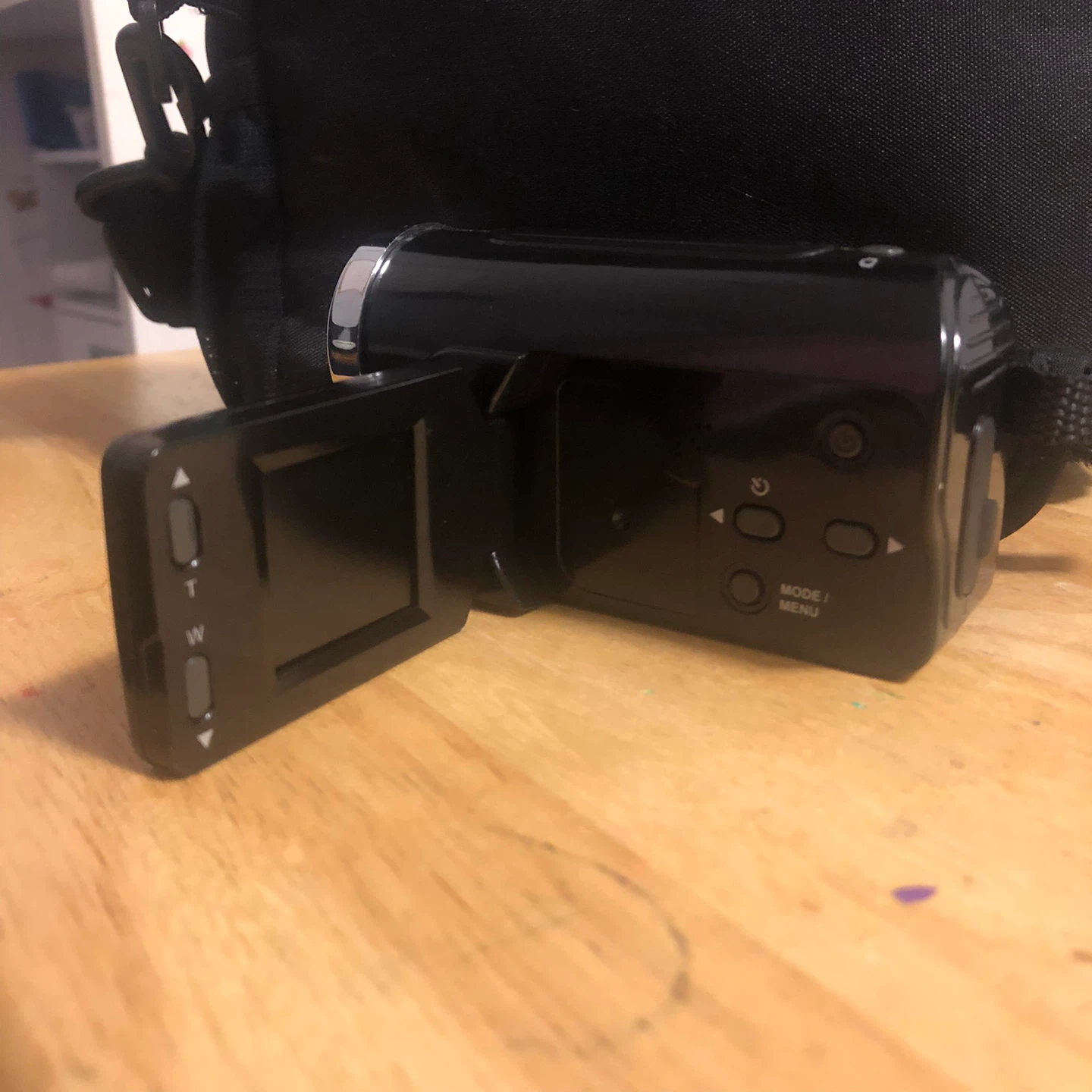 Black Digital Camcorder with Carrying Case - photo 4