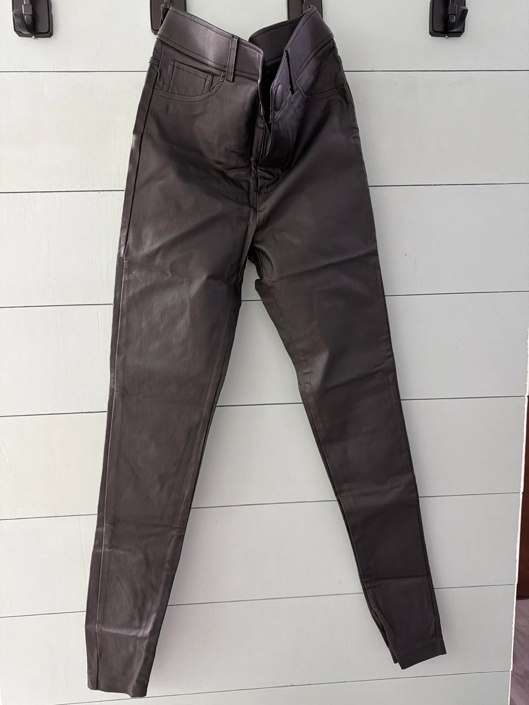 Zara Women's Faux Leather Pants - XS