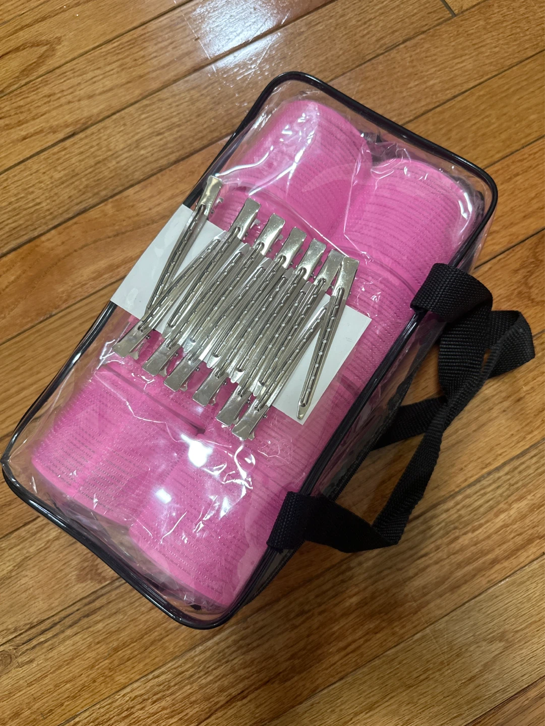 Pink Hair Rollers and Clips Set - photo 2
