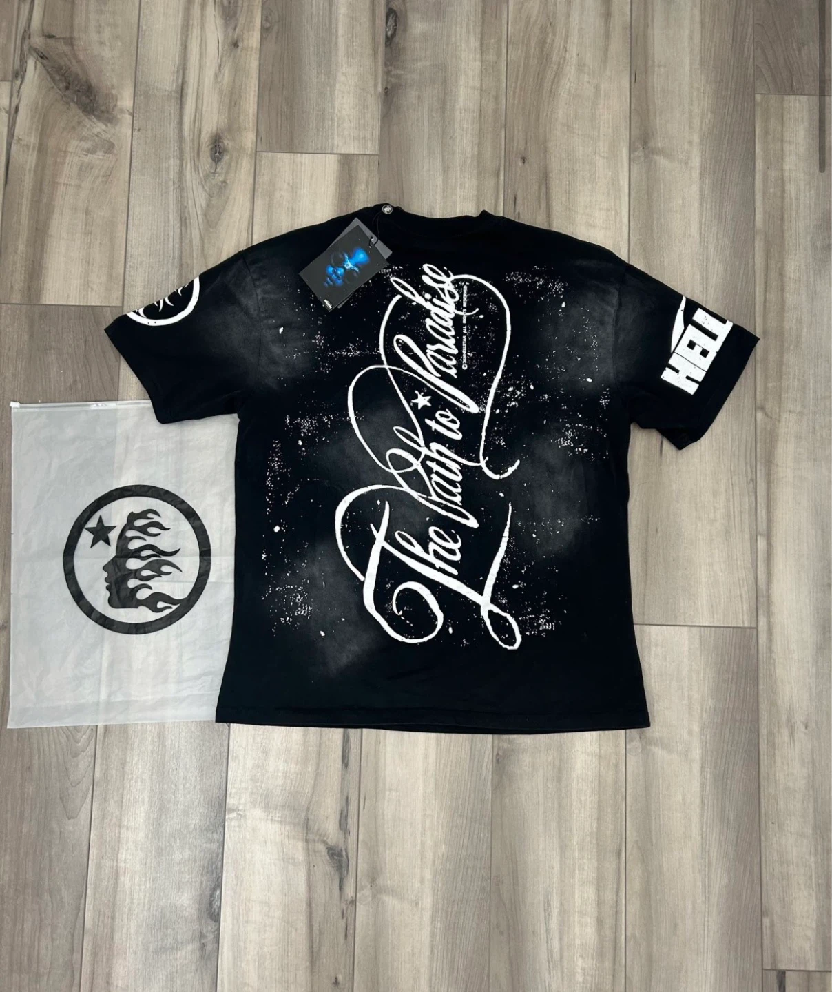 Hellstar "The Path to Paradise" Graphic T-Shirt Black - photo 2