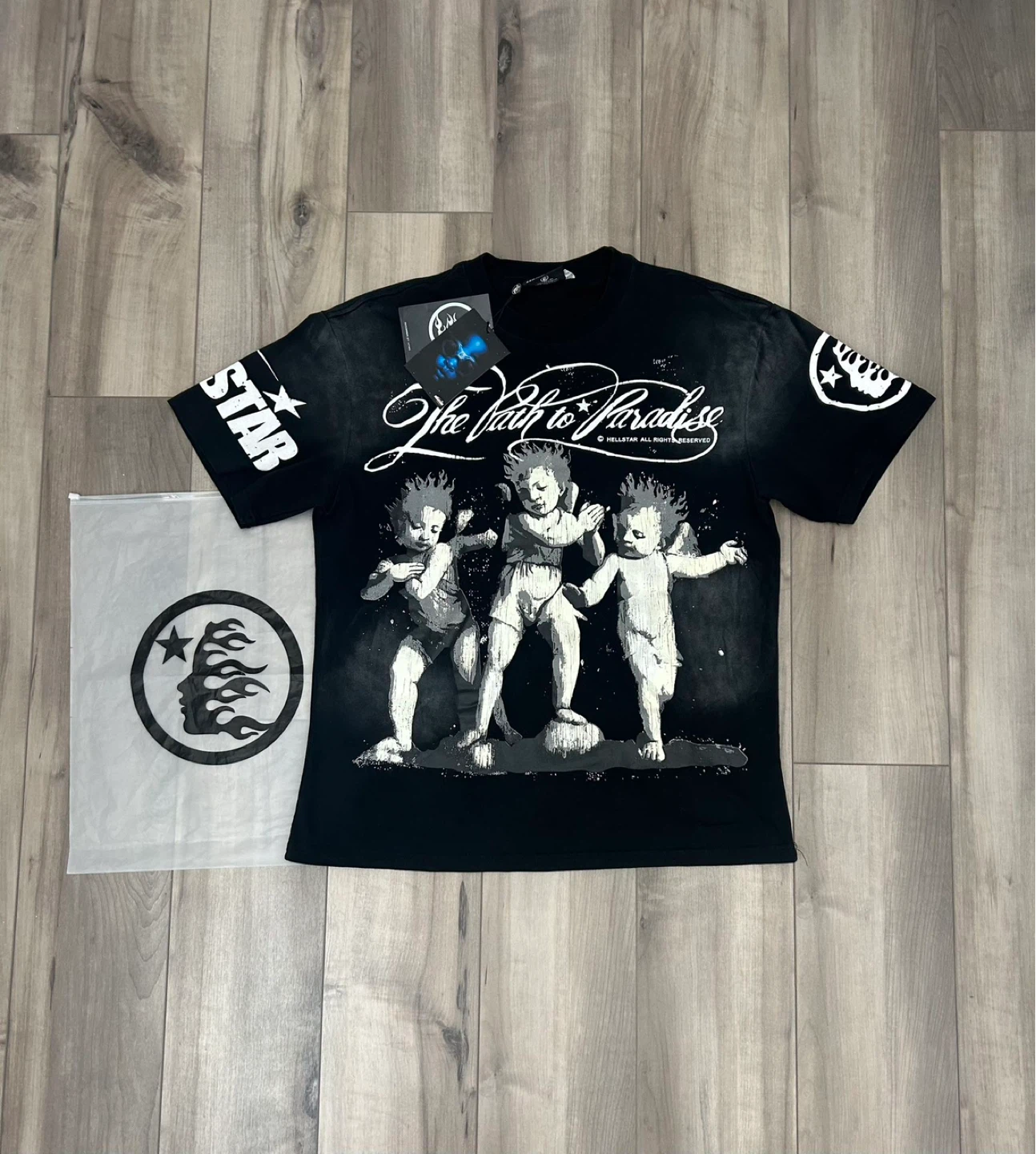 Hellstar "The Path to Paradise" Graphic T-Shirt Black