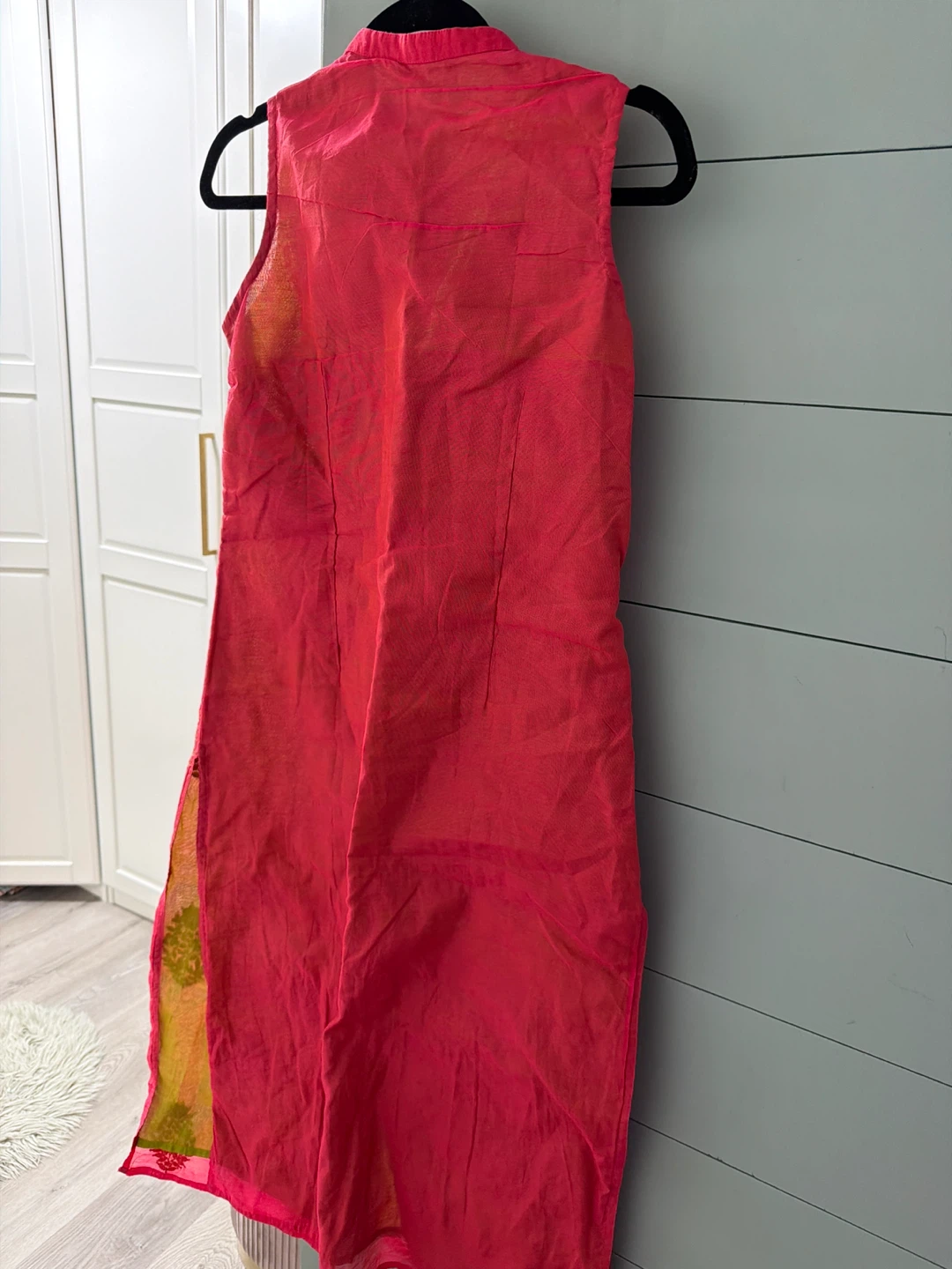 Women's Pink Kurti with Matching Pants - S - photo 2