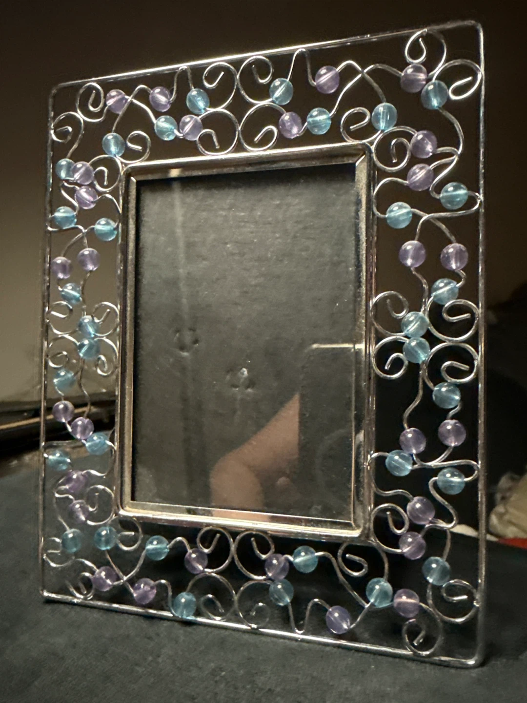 Decorative Photo Frame with Beads - photo 2
