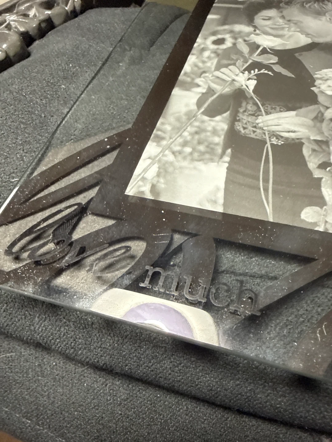 Elegant glass photo frame - photo 2