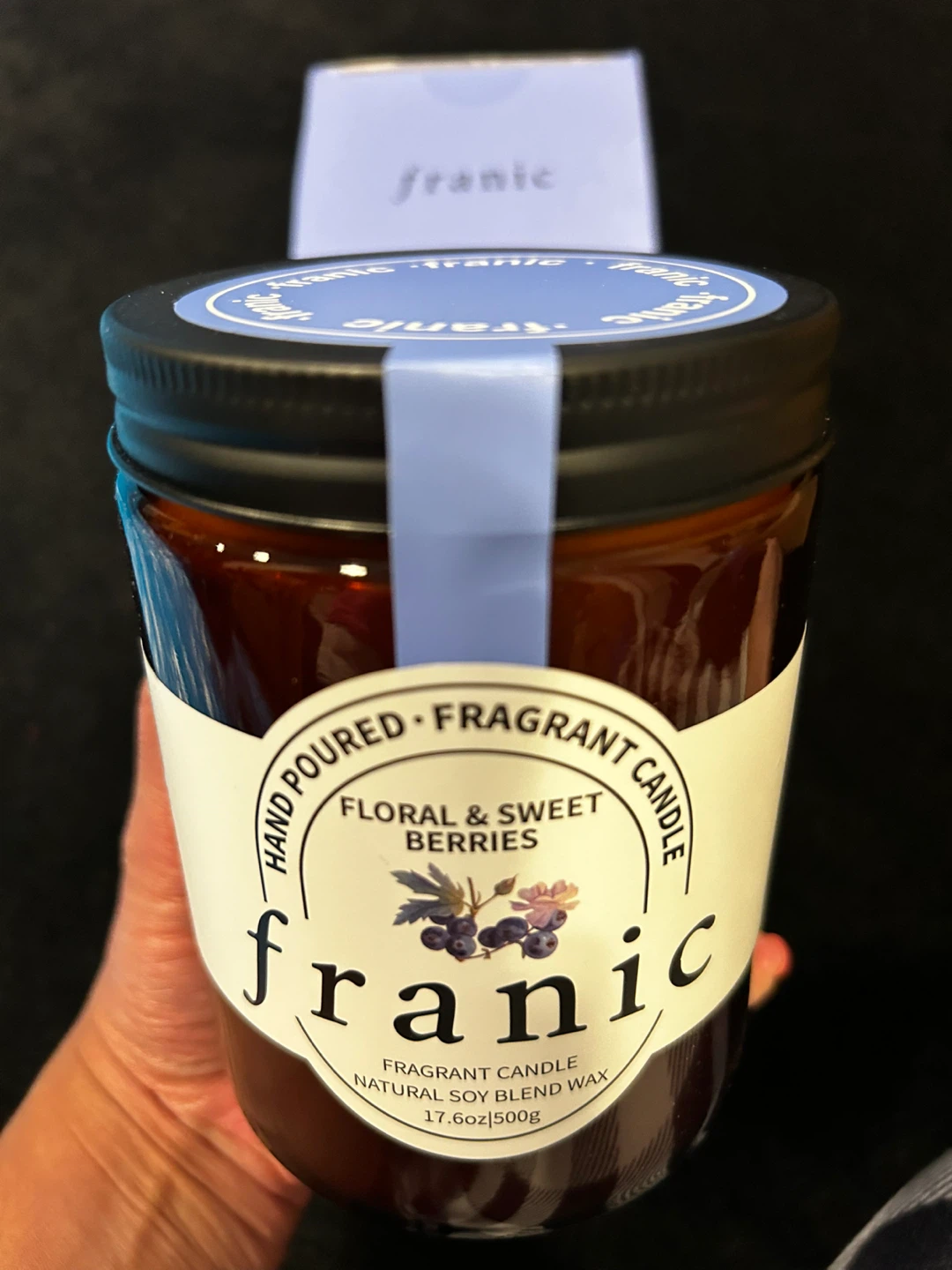 Franic Floral & Sweet Berries Fragrant Candle - 17.6oz - photo 2