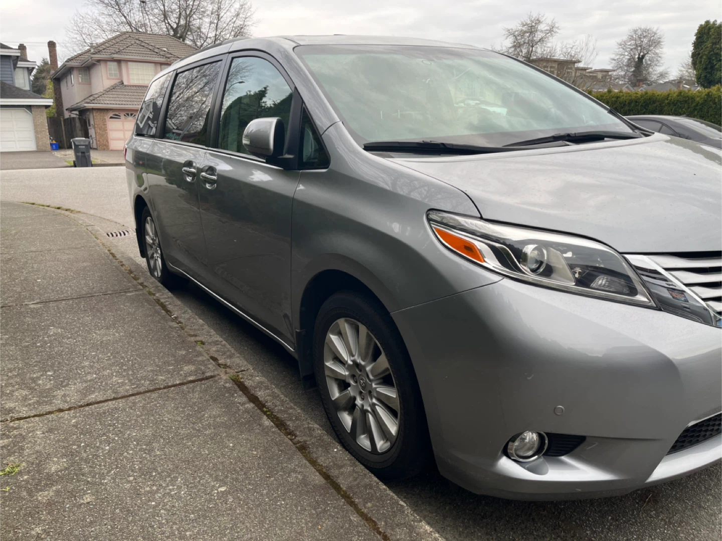 Silver Toyota Sienna Minivan