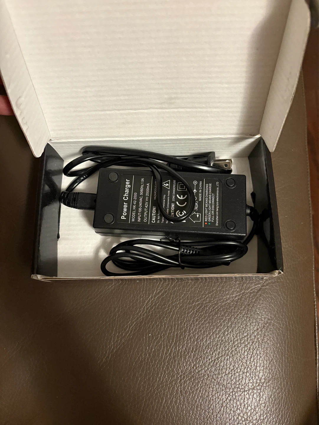 42V 2A Power Adapter Battery Charger - photo 2