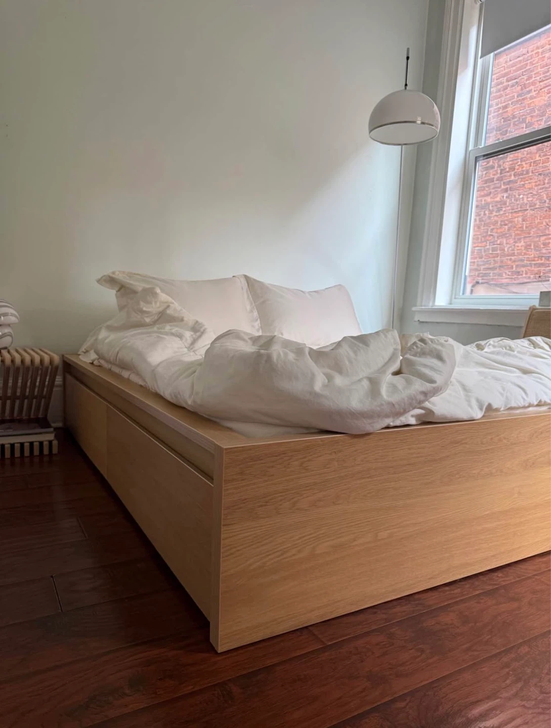 IKEA MALM High Bed Frame with Drawers, Oak Veneer - FULL - photo 2