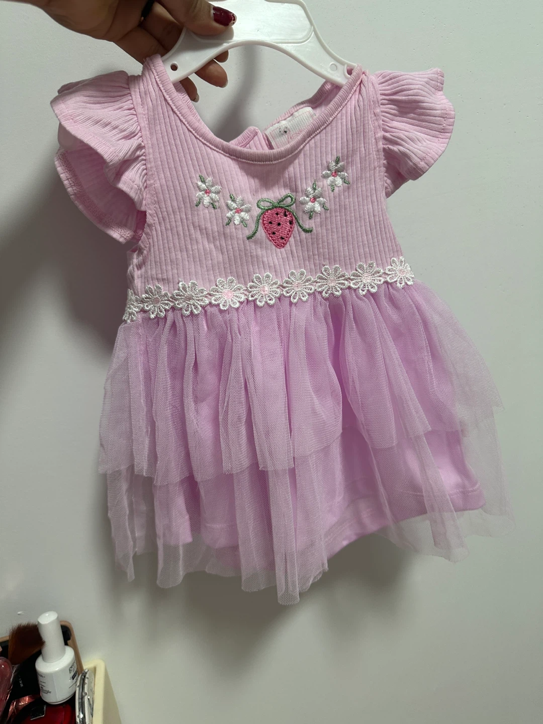 Pink Strawberry Tutu Dress