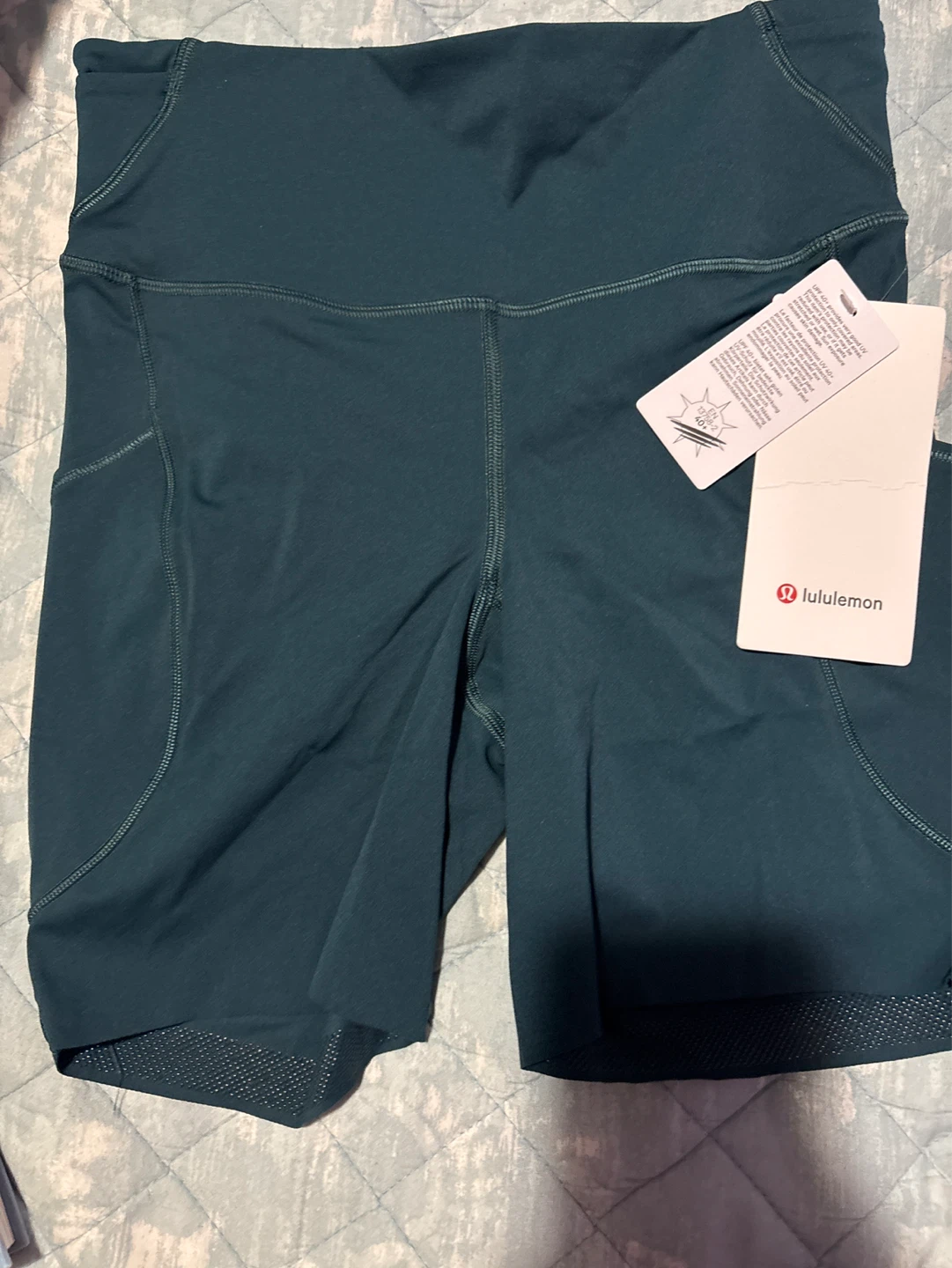 Lululemon Fast and Free High-Rise Short 6" Shorts Teal Size 6
