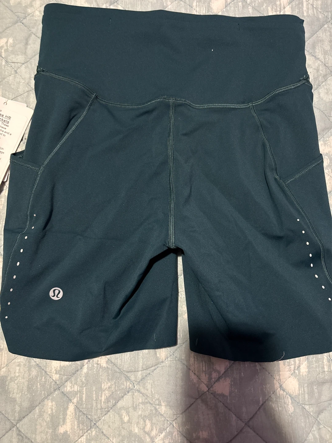 Lululemon Fast and Free High-Rise Short 6" Shorts Teal Size 6 - photo 3