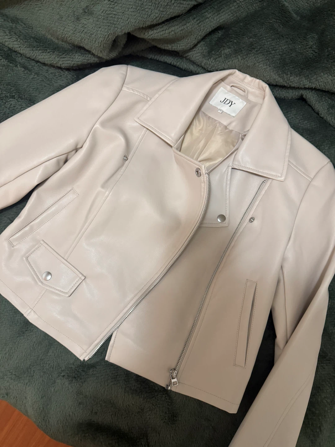 JDY Faux Leather Moto Jacket