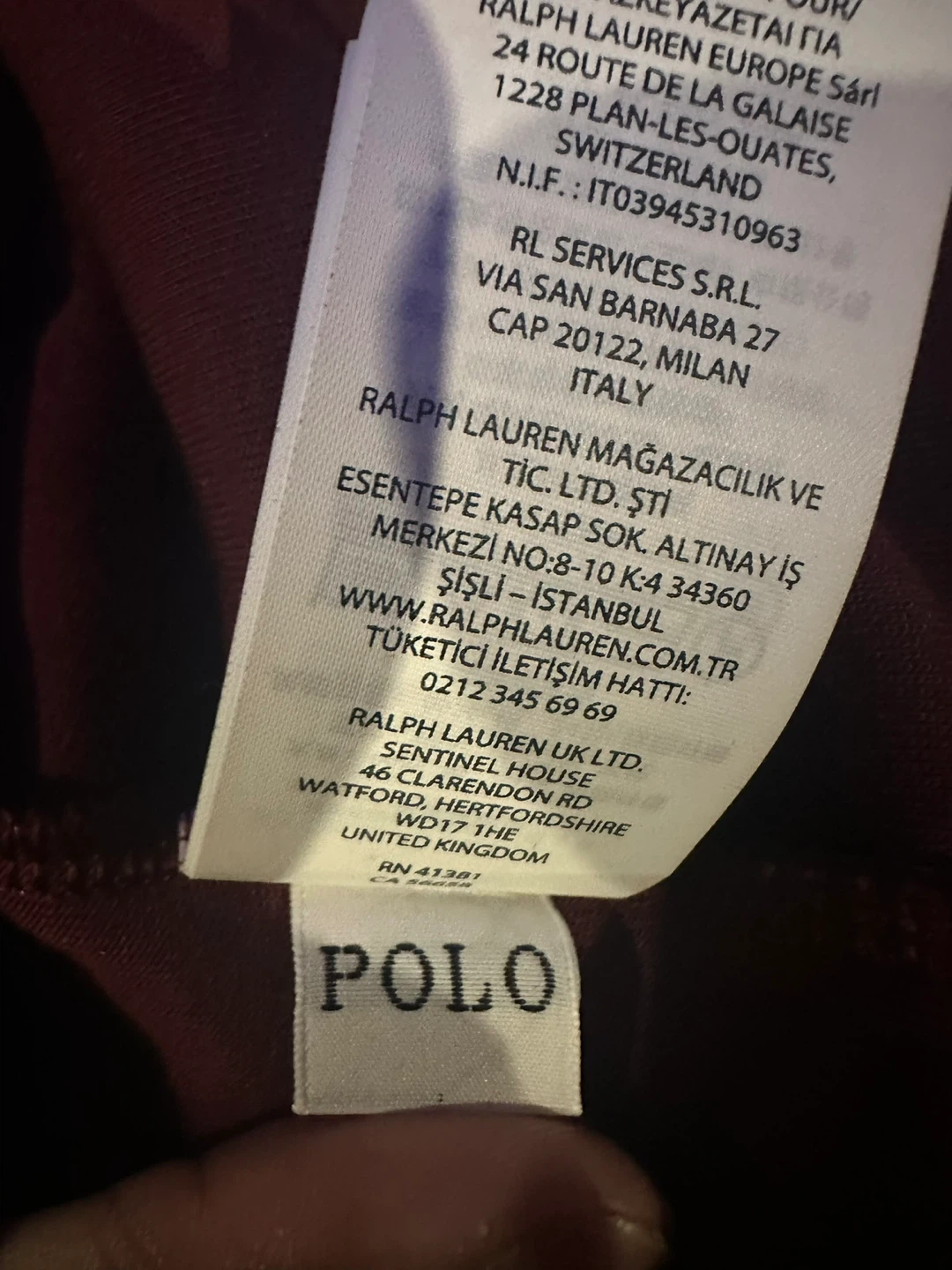 Polo Ralph Lauren Zip-Up Hoodie - Burgundy coloured - photo 5