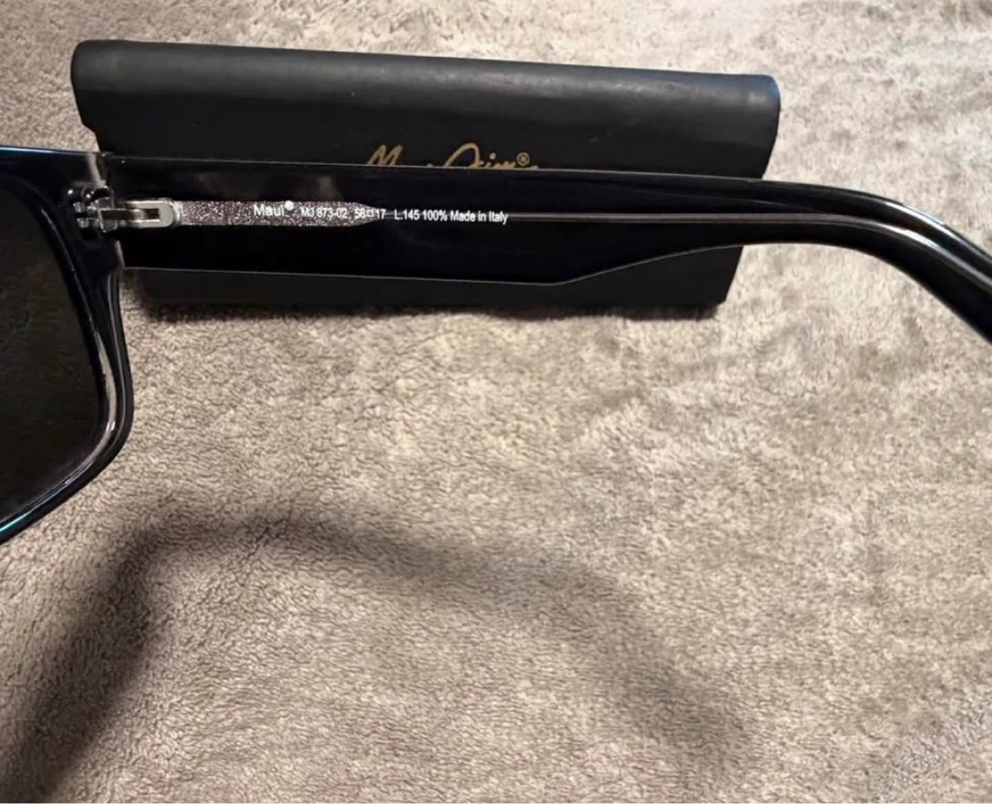 Maui Jim Keahi Polarized Black Square Sunglasses - photo 4